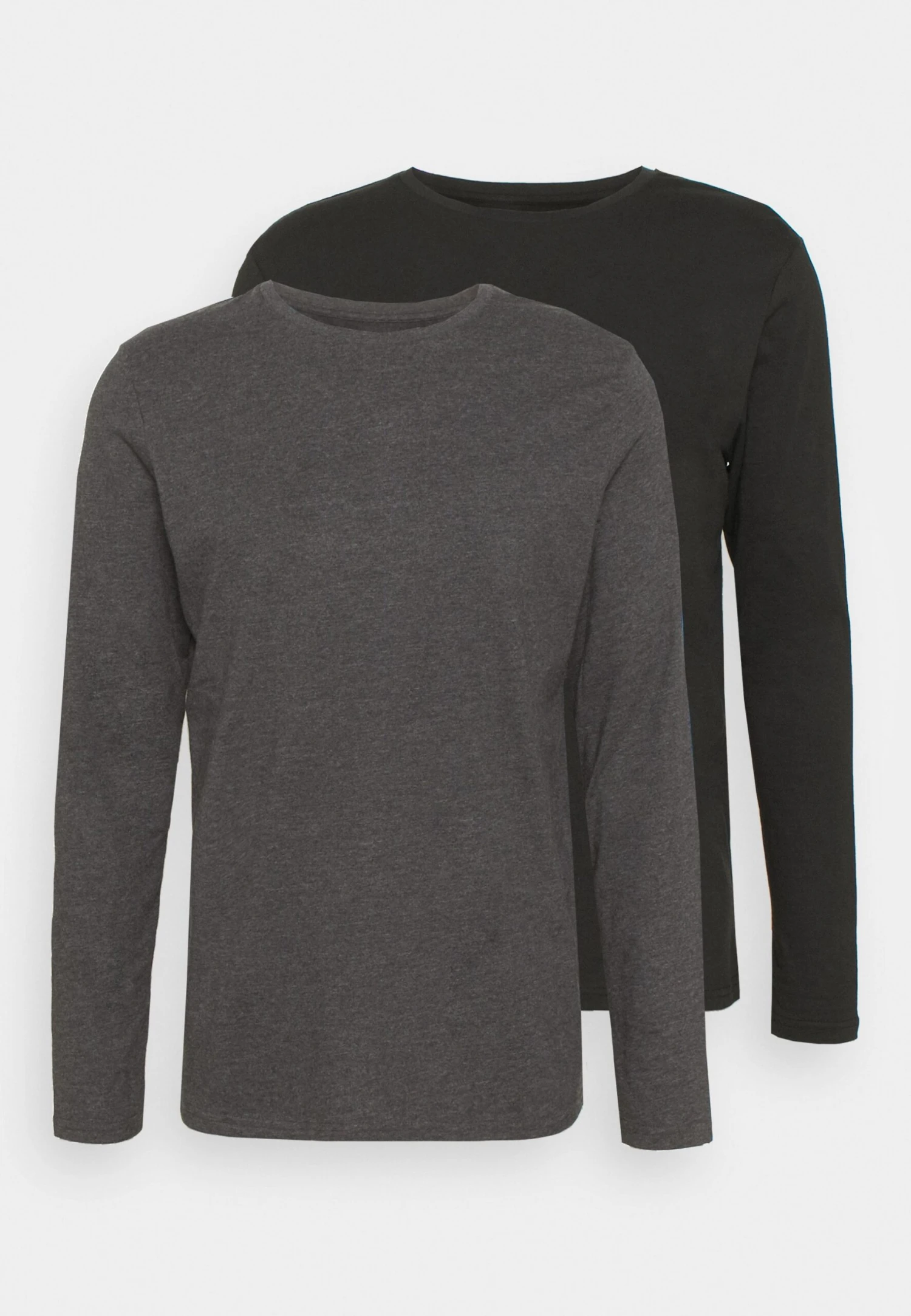 Pier One 2 Pack - Longsleeve - Dark Grey/Black - Afbeelding 5