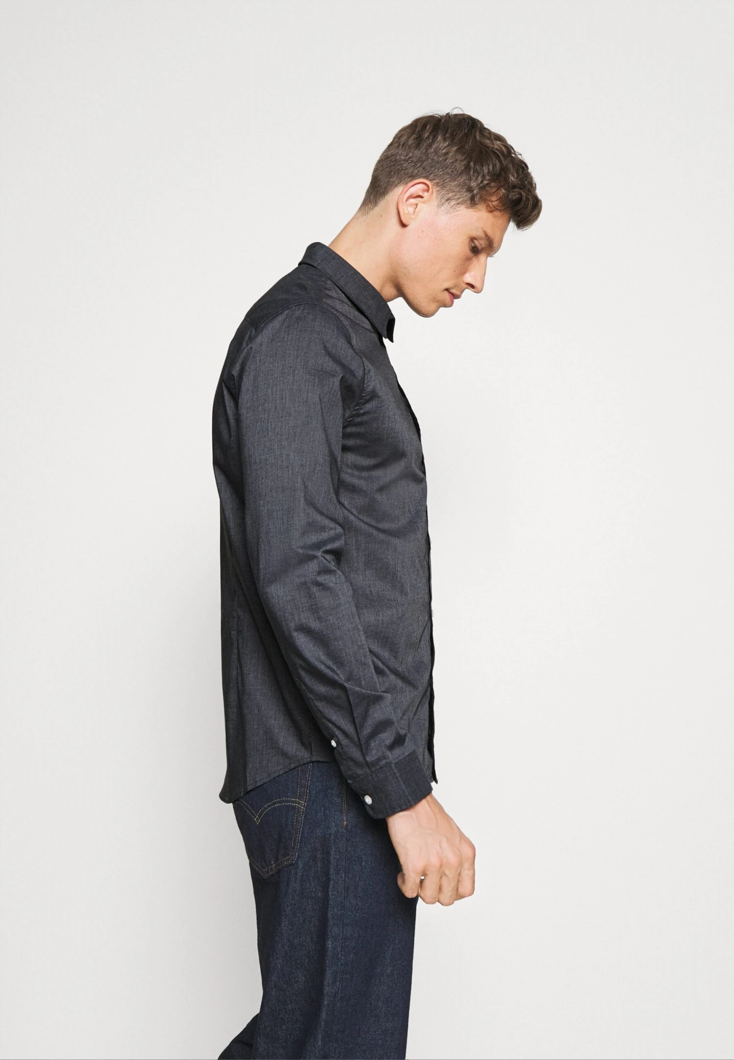 Pier One Overhemd -Blue Grey - Afbeelding 5