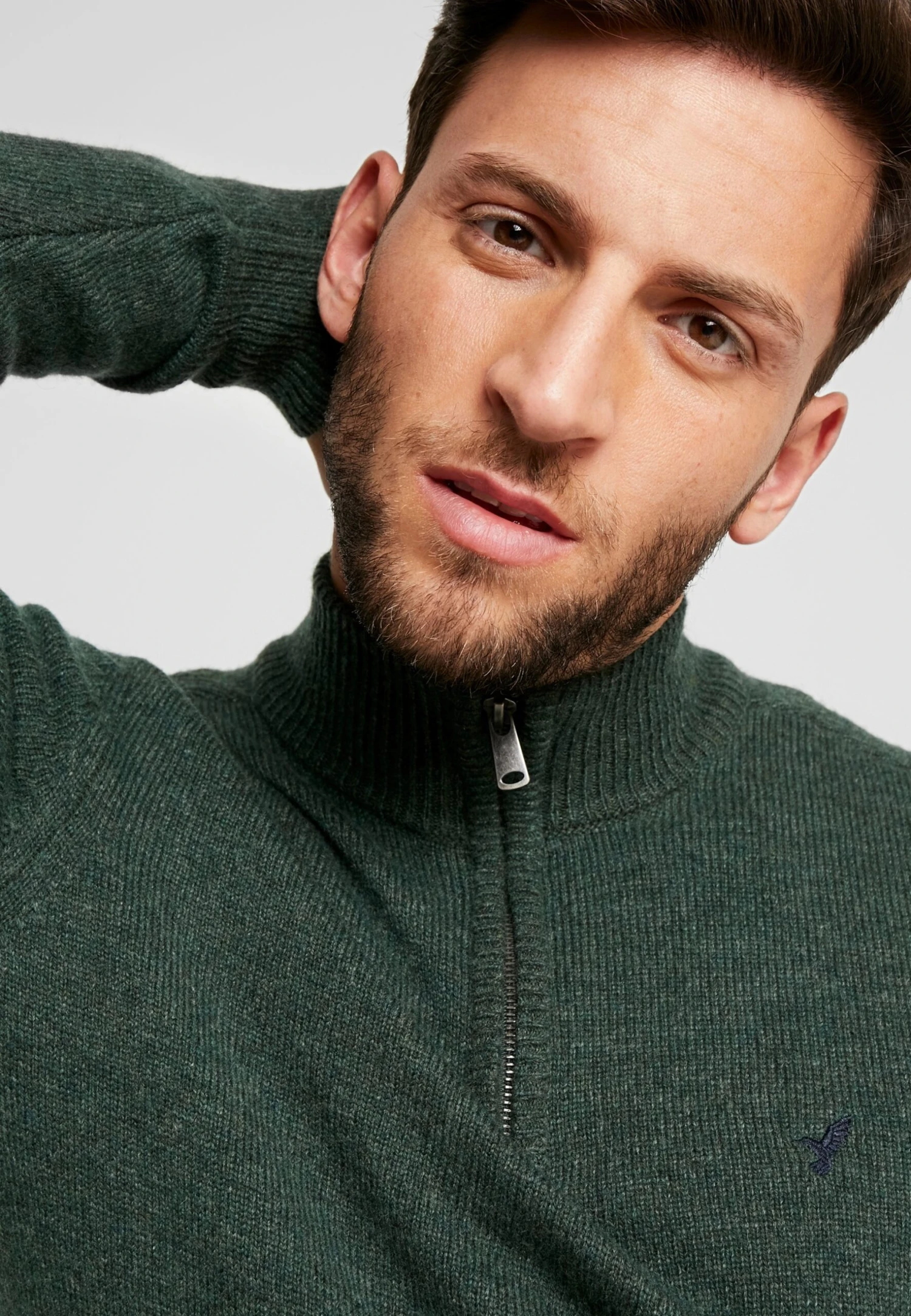 Pier One Trui - Mottled Dark Green - Afbeelding 4