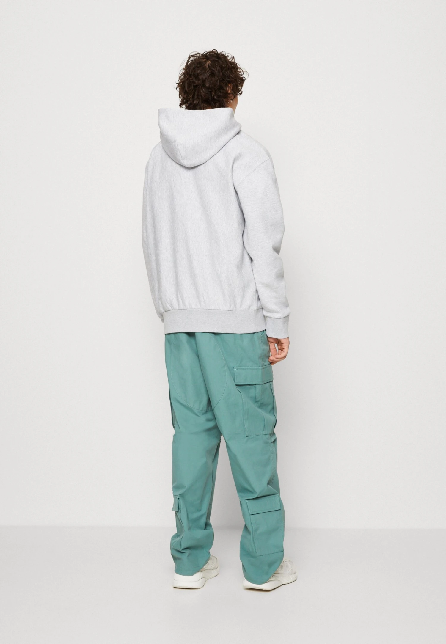 HUF Madison Heavyweight Hoodie Unisex - Hoodie - Heather Grey - Afbeelding 3