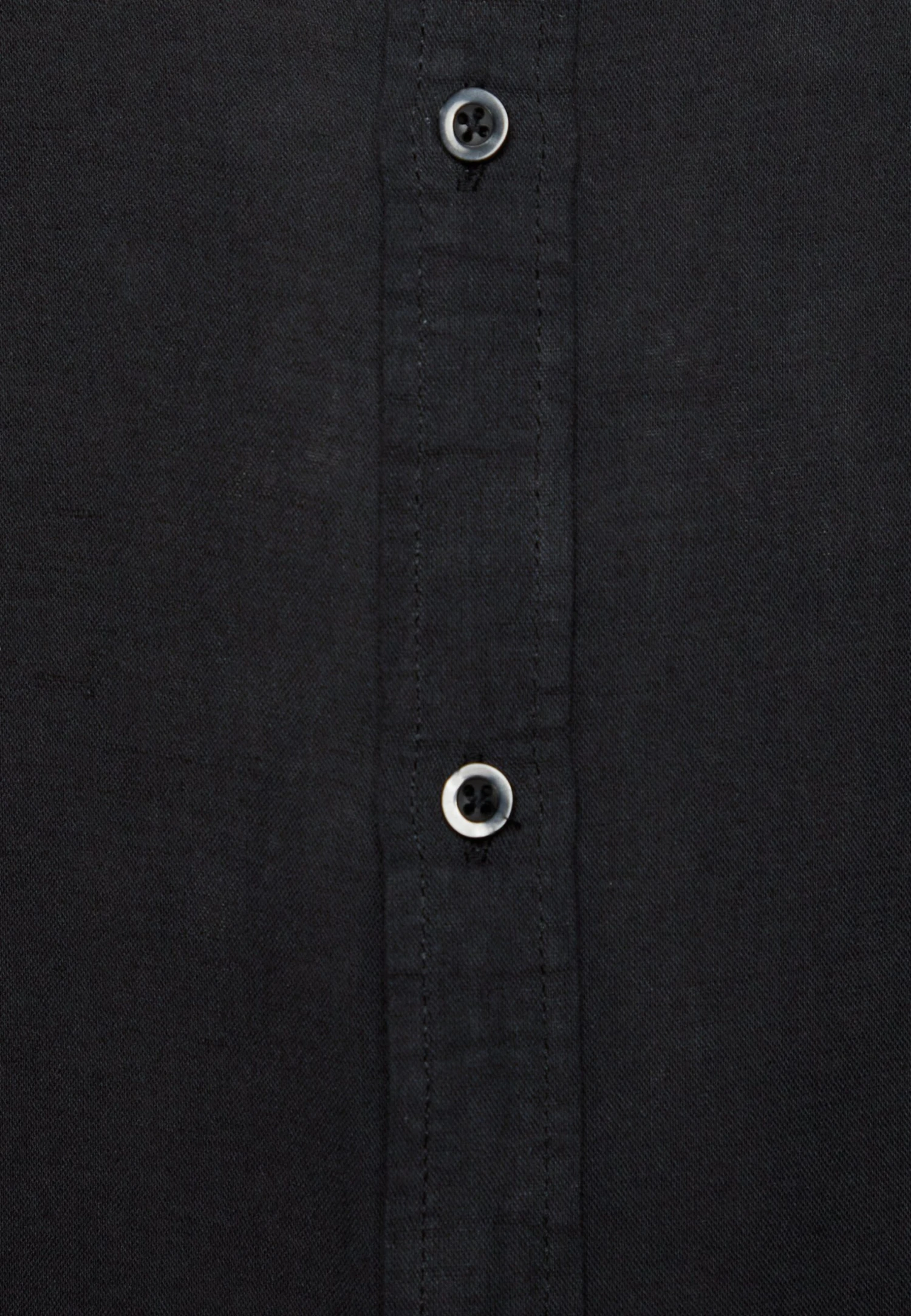 Pier One Linen Mix 2 Pack - Overhemd - Black/Olive - Afbeelding 5