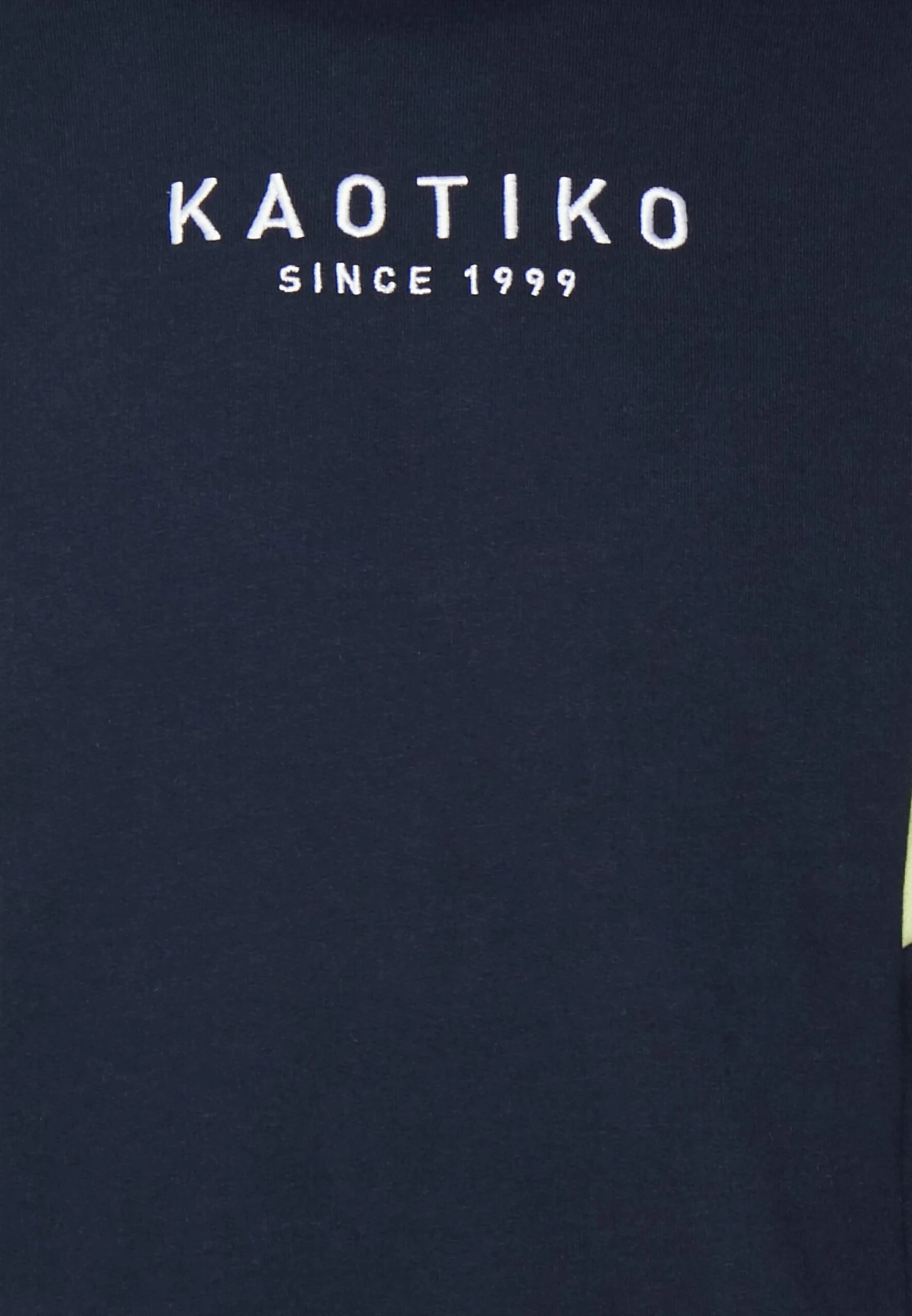 Kaotiko Sud Cap Ewan - Hoodie - Navy/Green/Coral - Afbeelding 3