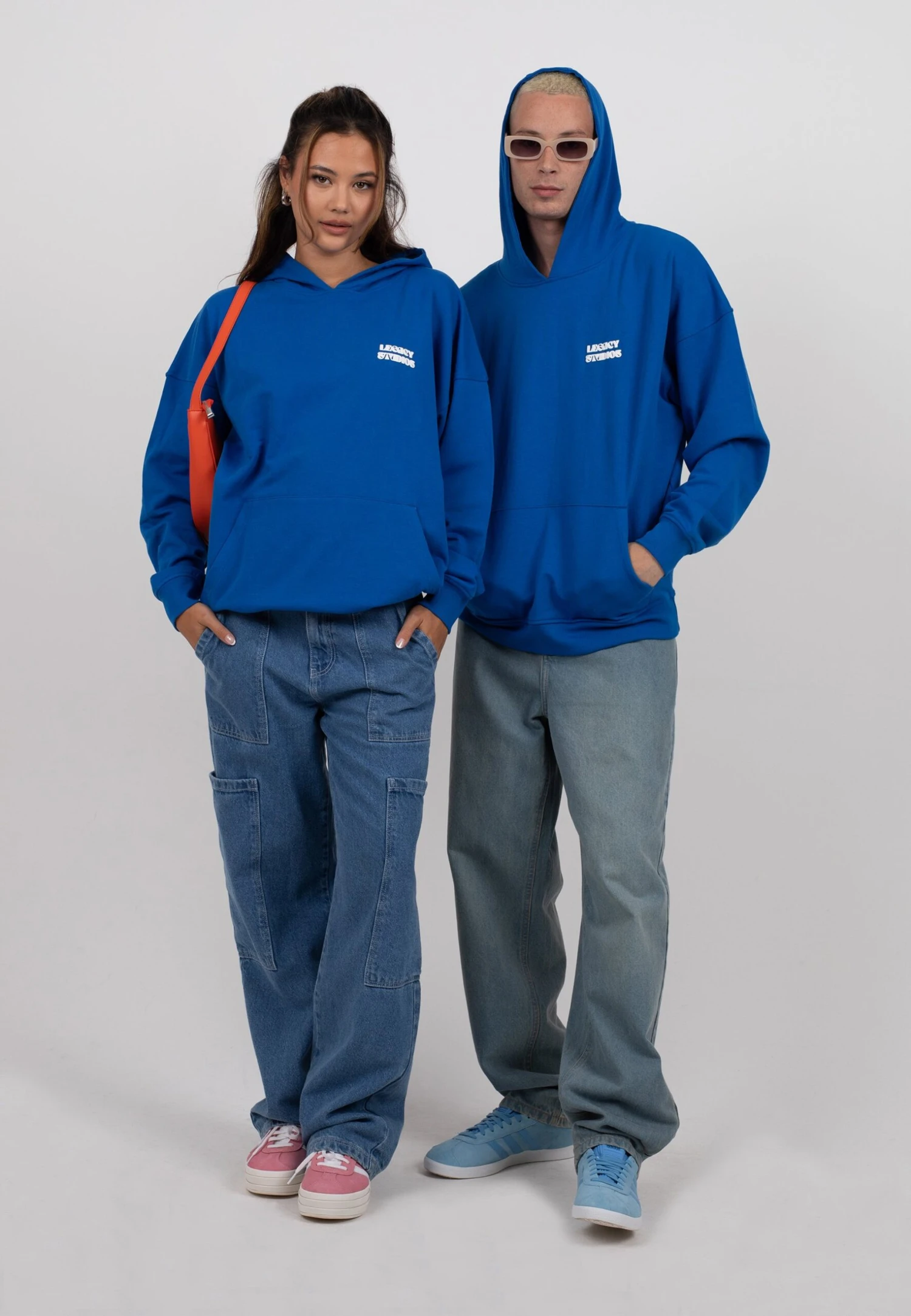 Unisex - Hoodie - Royal Blue - Afbeelding 2