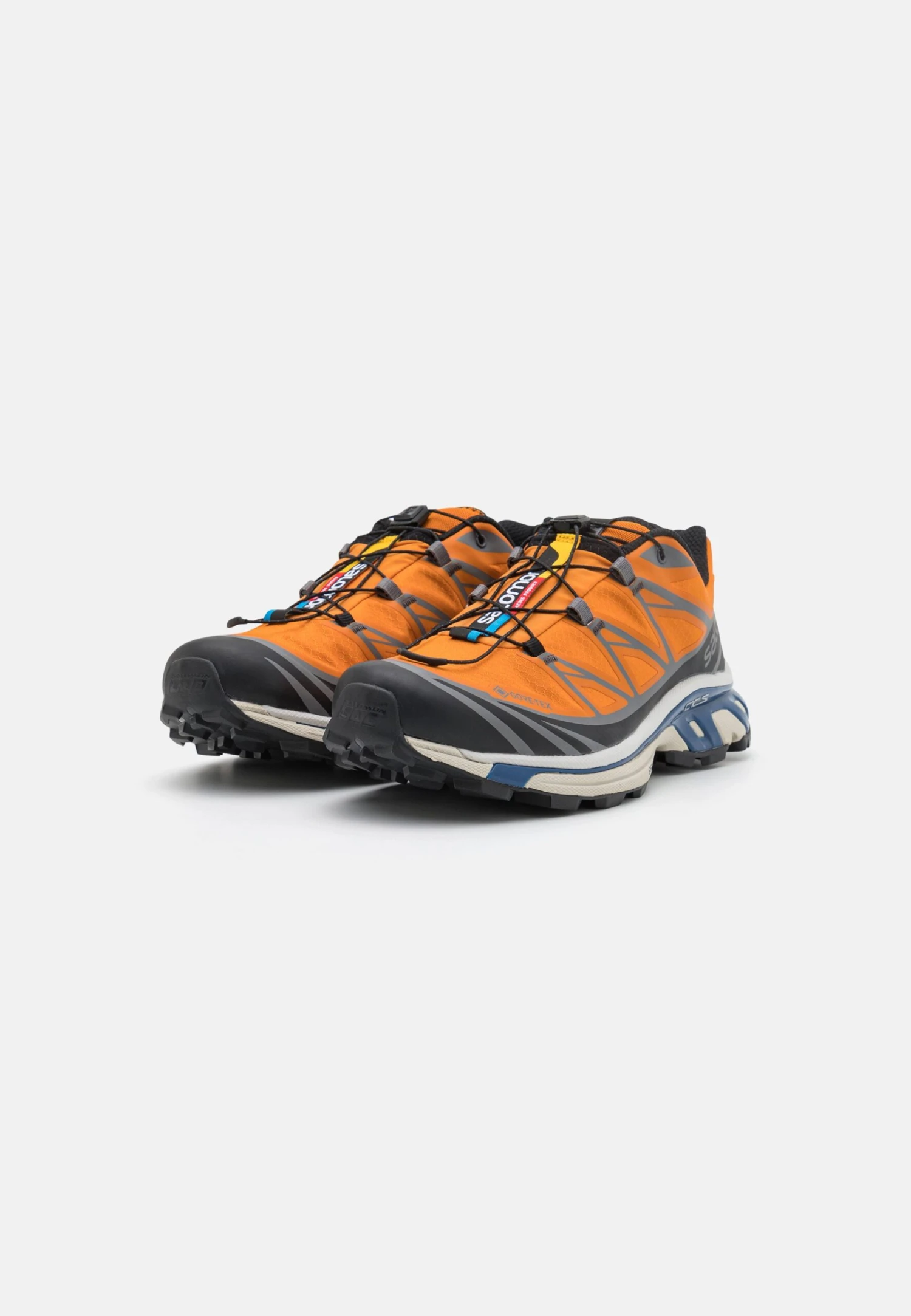 Salomon Xt-6 Gtx Unisex - Sneakers Laag - Marmalade/Black/Navy Peony - Afbeelding 2