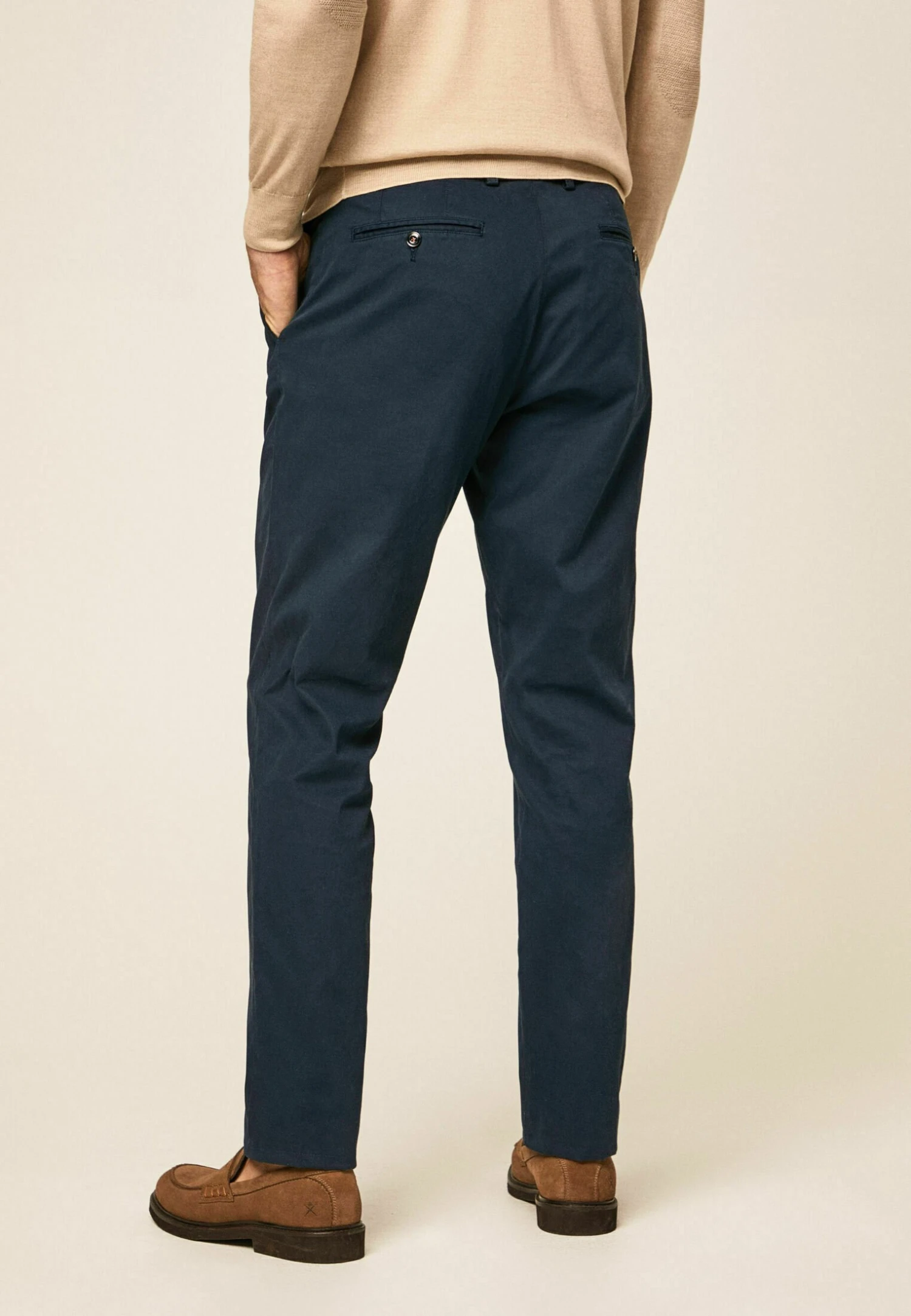 Hackett London Texture- Chino - Navy Blazer - Afbeelding 3