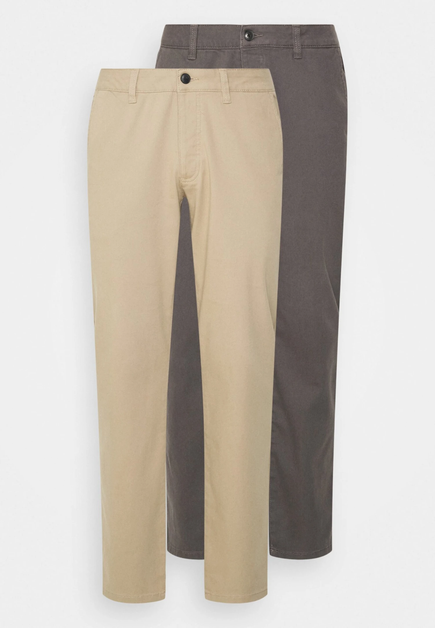 Pier One 2 Pack - Chino - Dark Grey/Beige - Afbeelding 5