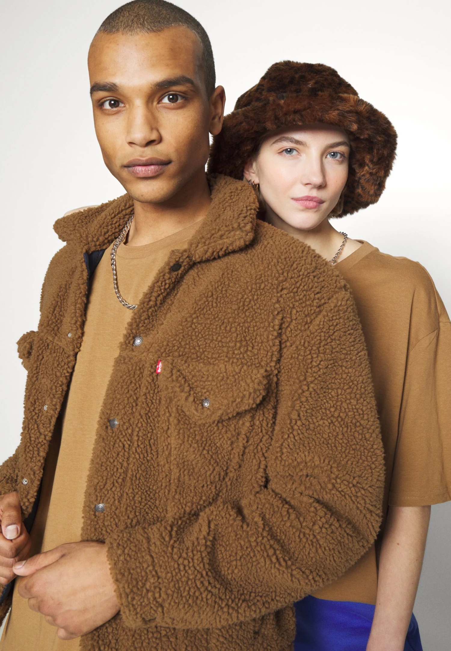 YOURTURN 3Pack Unisex - T-Shirt Basic - Light Green/Lilac/Light Brown - Afbeelding 6