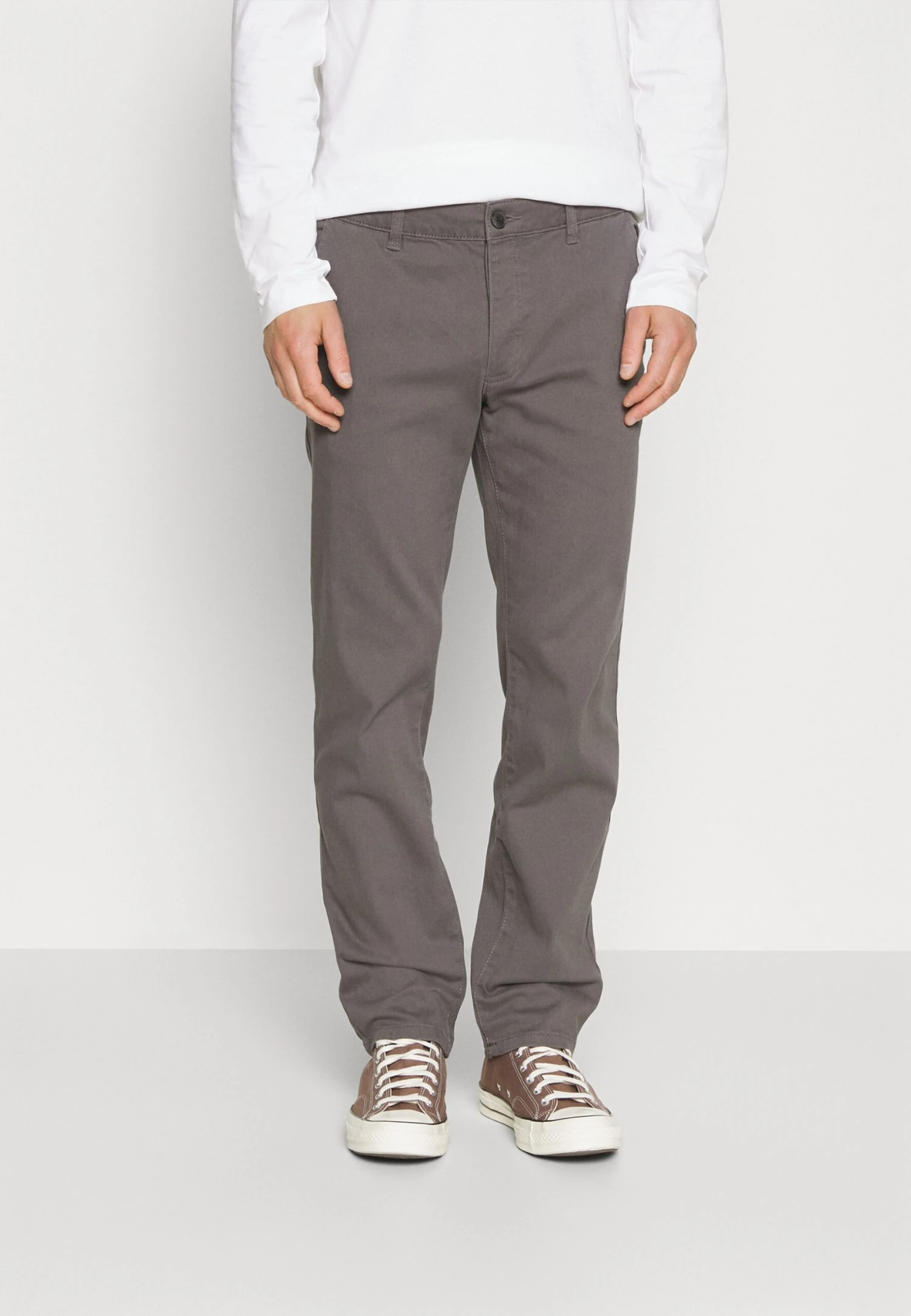 Pier One 2 Pack - Chino - Dark Grey/Beige - Afbeelding 4