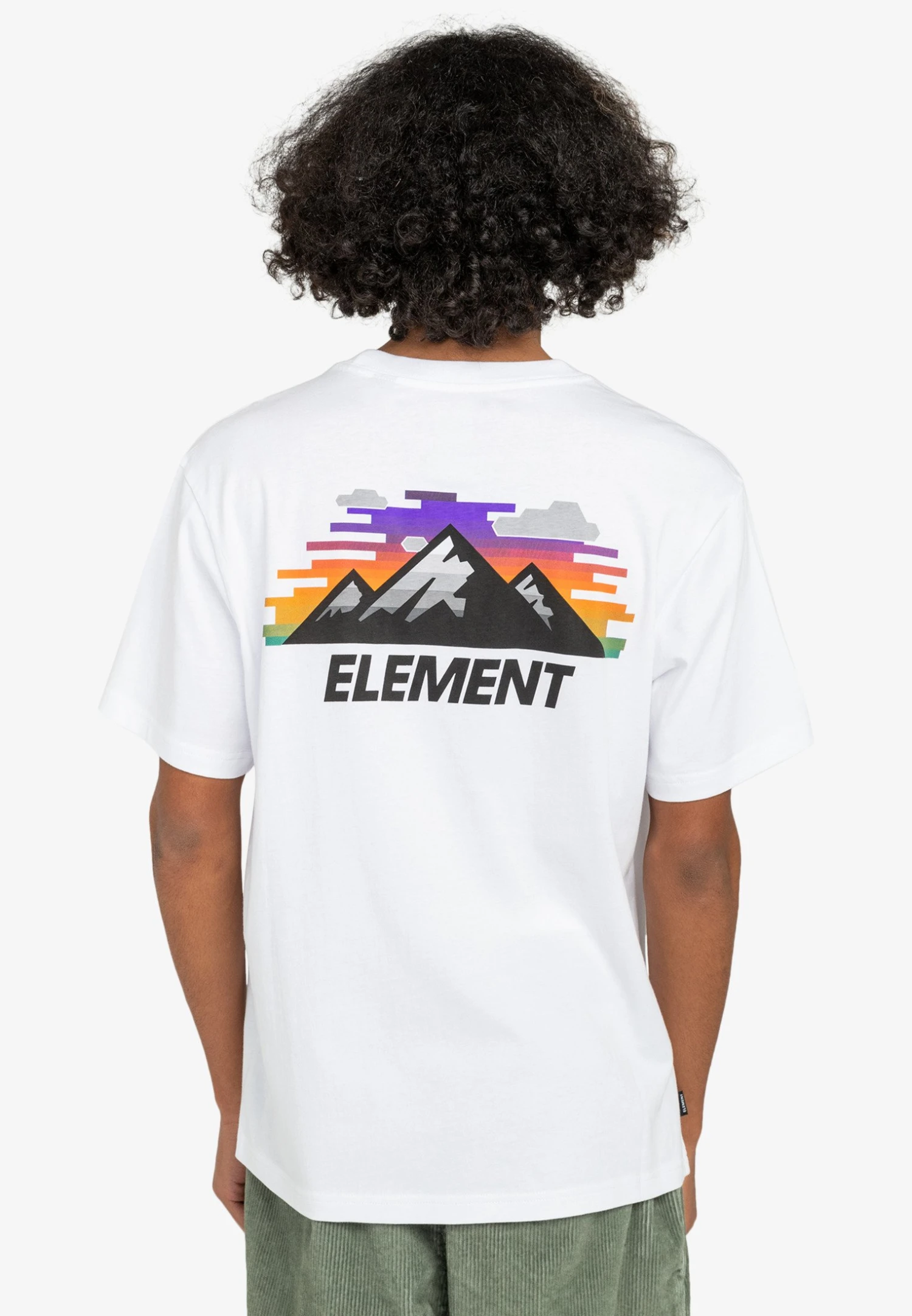 Element Cloud Mountain - T-Shirt Print - Off White