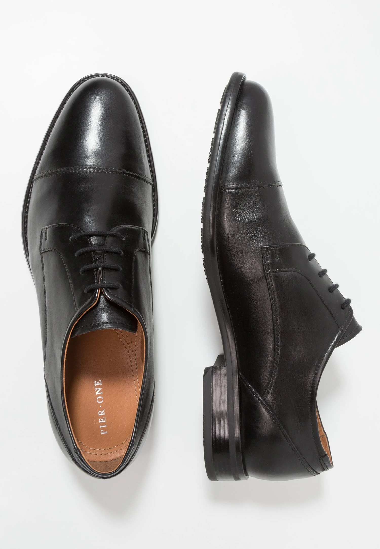 Pier One Leather - Veterschoenen - Black - Afbeelding 6