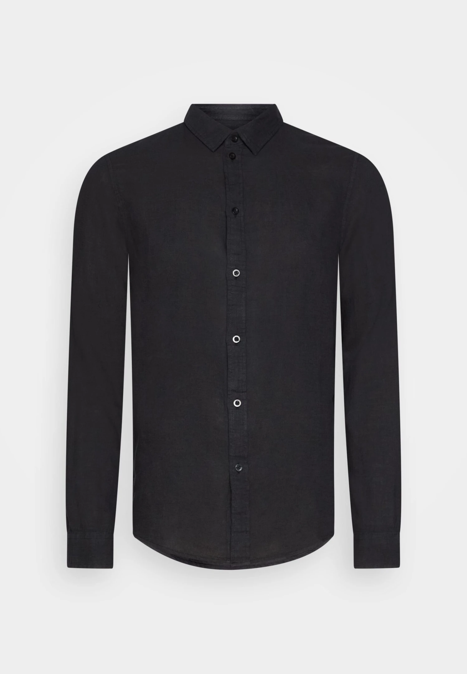 Pier One Linen Mix 2 Pack - Overhemd - Black/Olive - Afbeelding 2