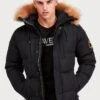 Oshawa Puffer Parka Jacket - Winterjas - Black