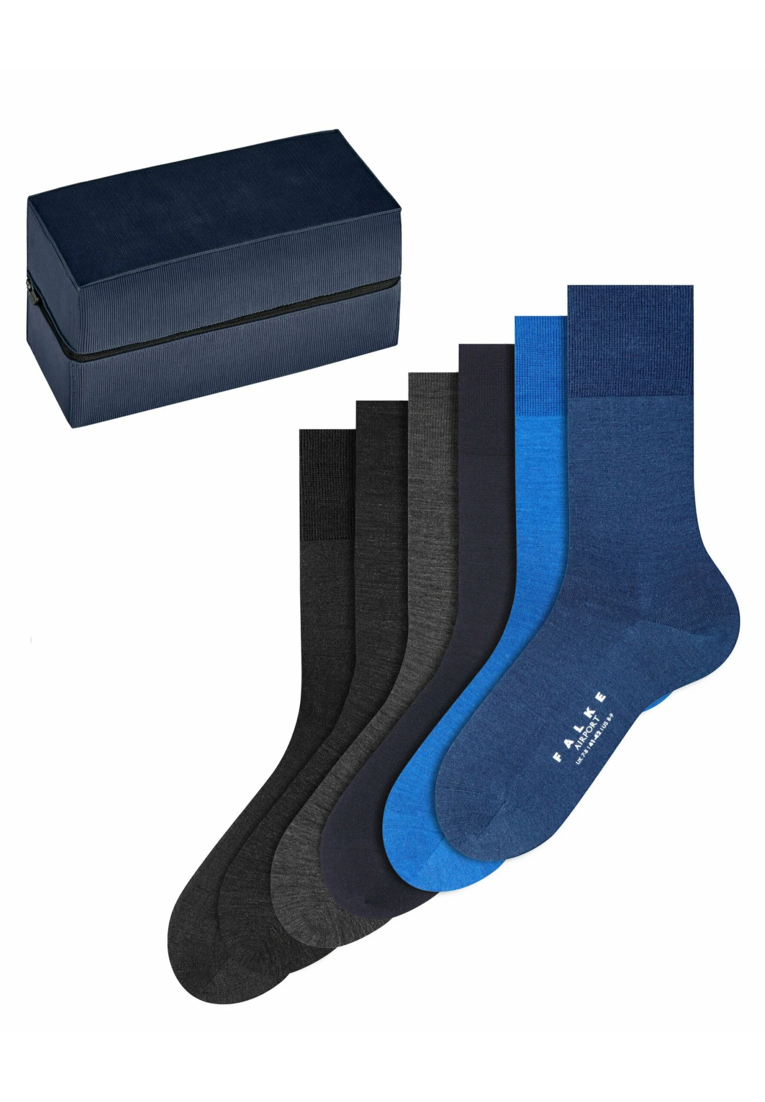 Falke Airport Traveller Bag 6-Pack Business & Casual - Sokken - Blue - Afbeelding 6