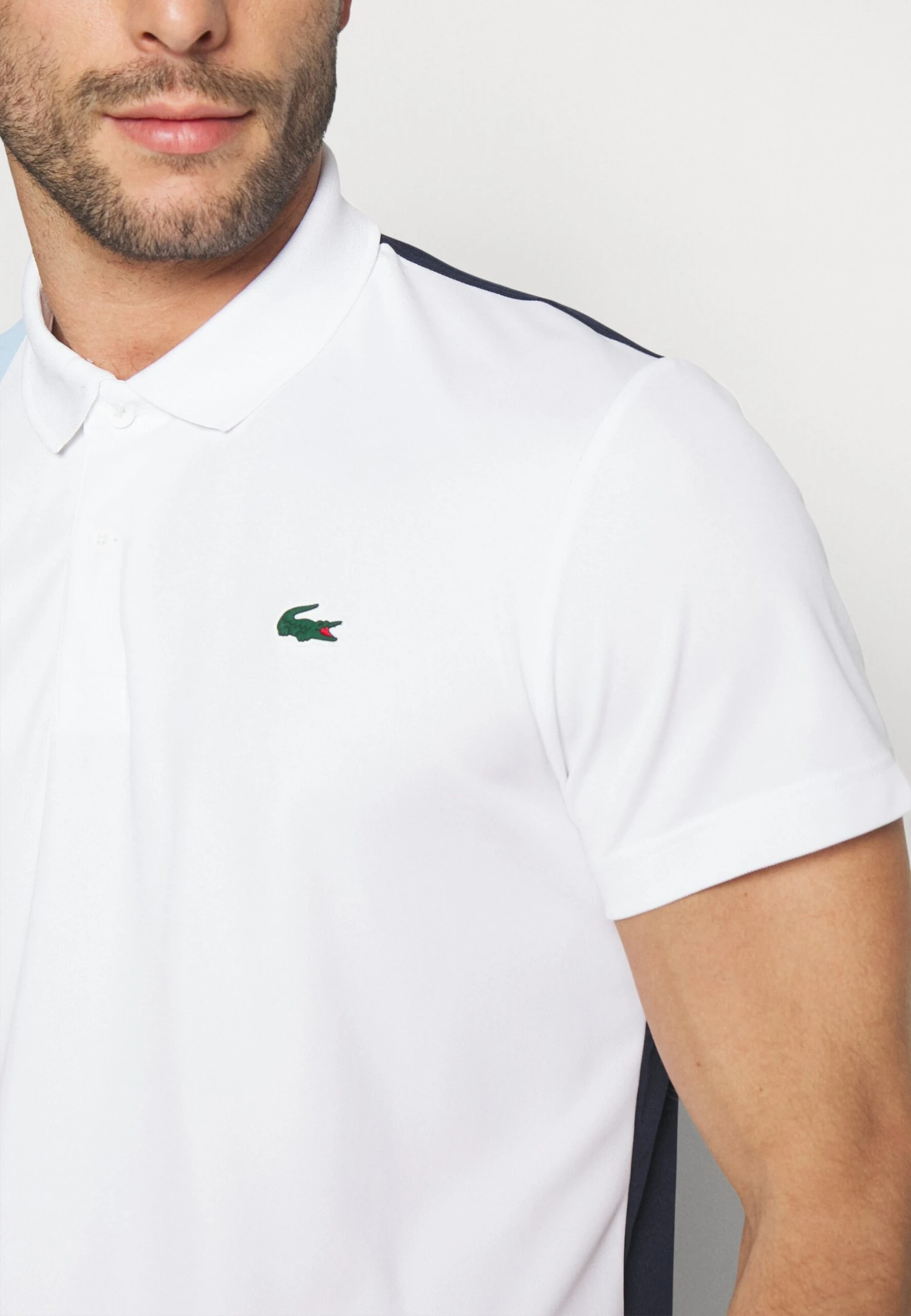 Lacoste Sport Tennis - Poloshirt - White/Navy Blue-Overview - Afbeelding 6