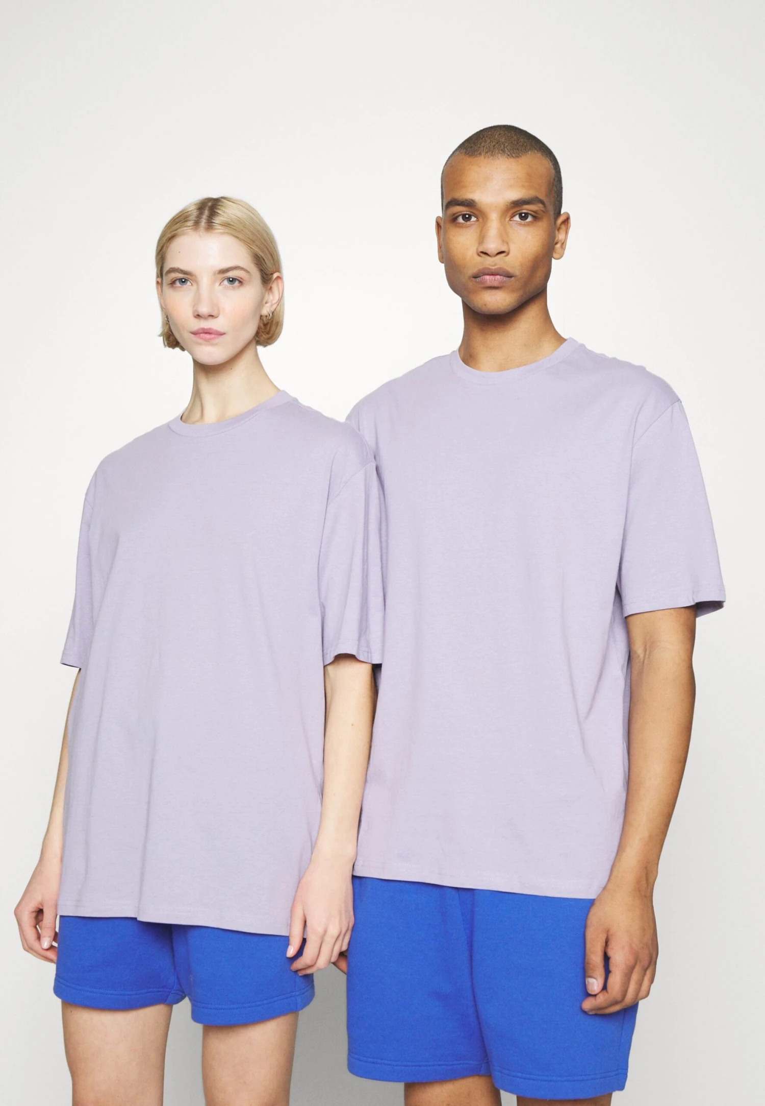 YOURTURN 3Pack Unisex - T-Shirt Basic - Light Green/Lilac/Light Brown - Afbeelding 5