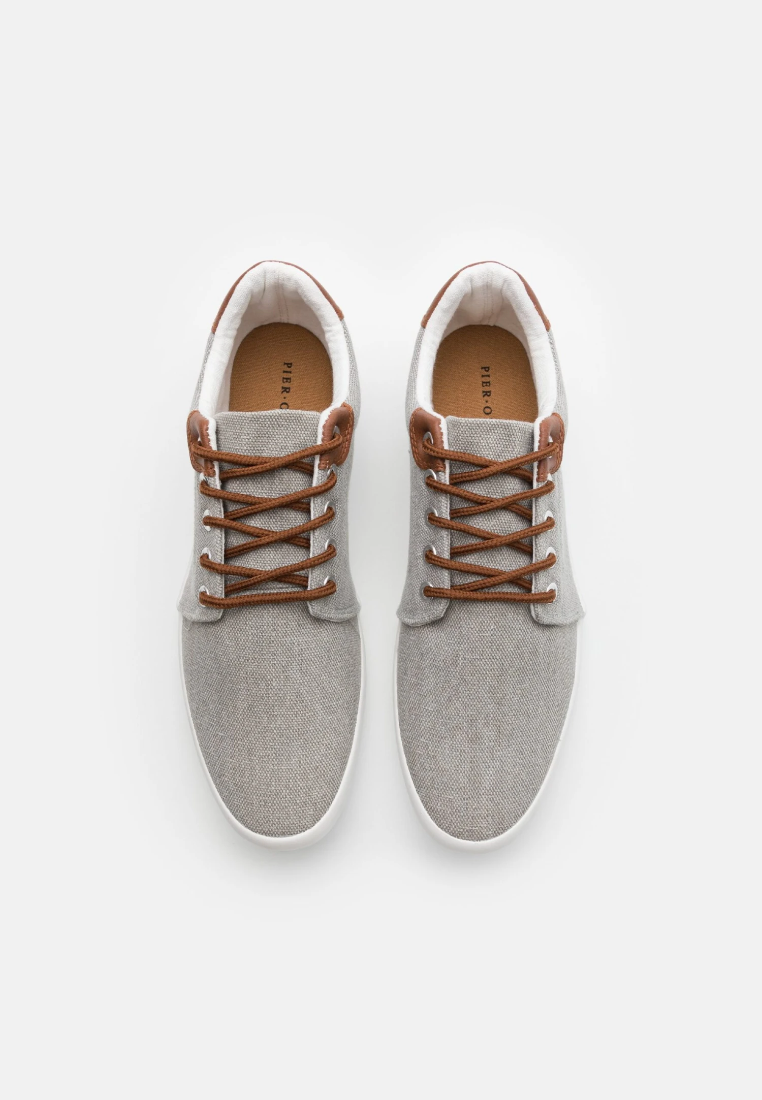 Pier One Unisex - Sneakers Laag - Light Grey - Afbeelding 4