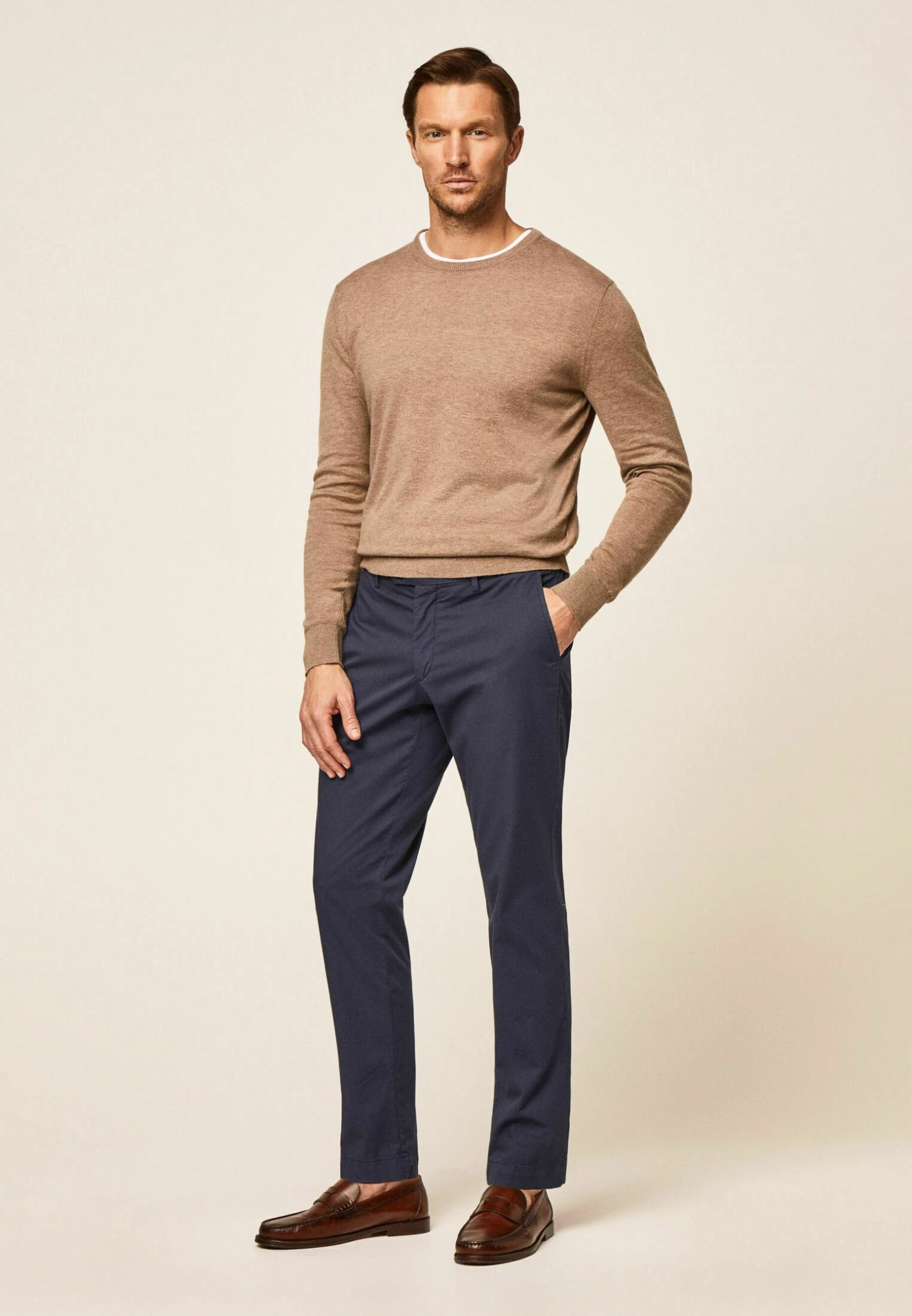 Hackett London Super Lw - Chino - Navy Blazer - Afbeelding 2