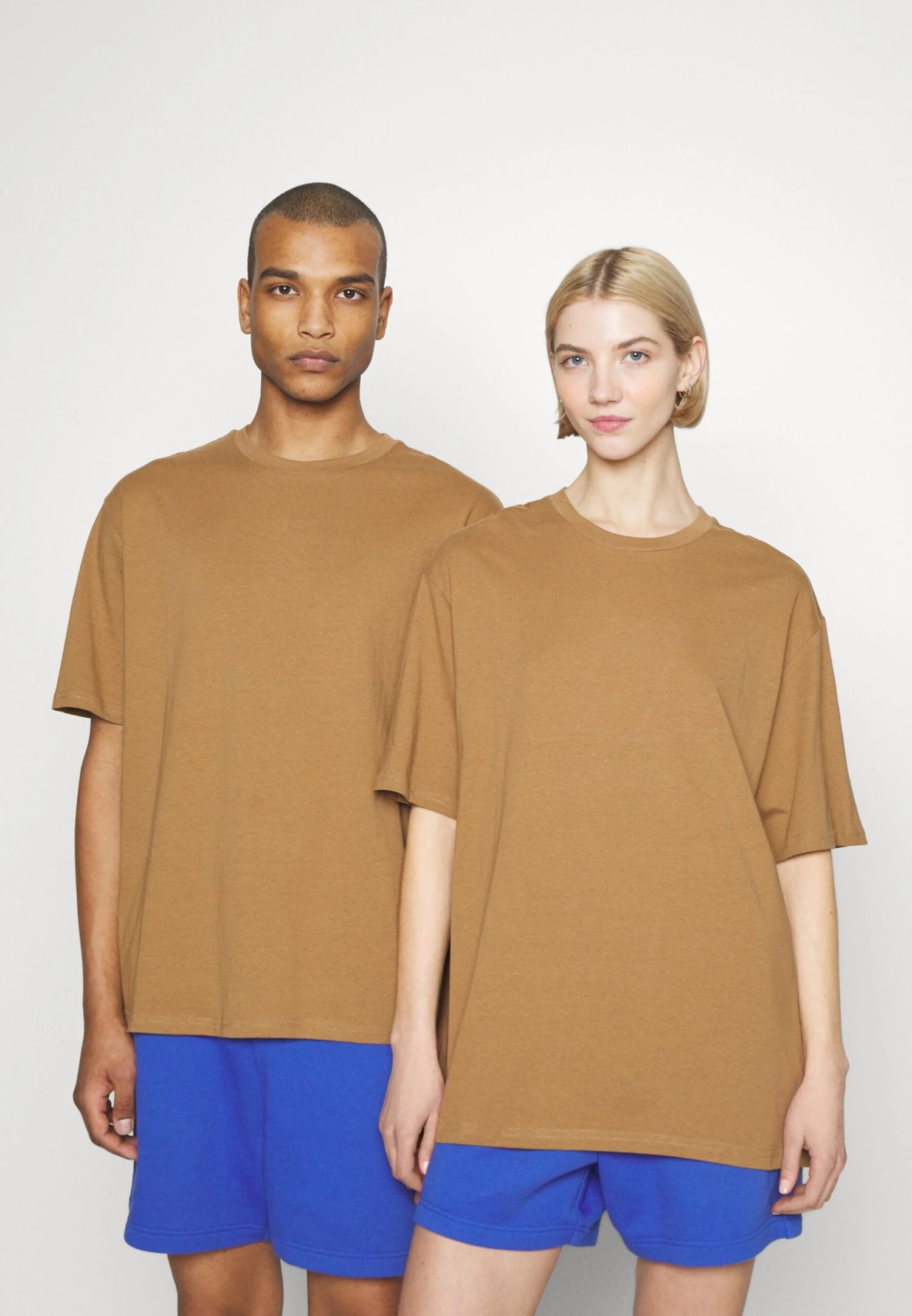 YOURTURN 3Pack Unisex - T-Shirt Basic - Light Green/Lilac/Light Brown - Afbeelding 2