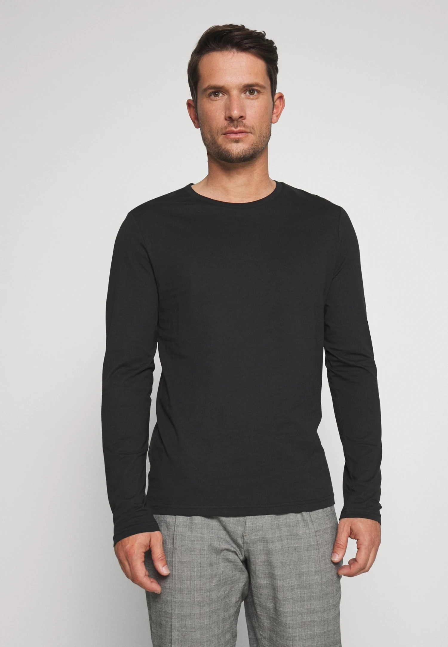 Pier One 2 Pack - Longsleeve - White/Black - Afbeelding 3