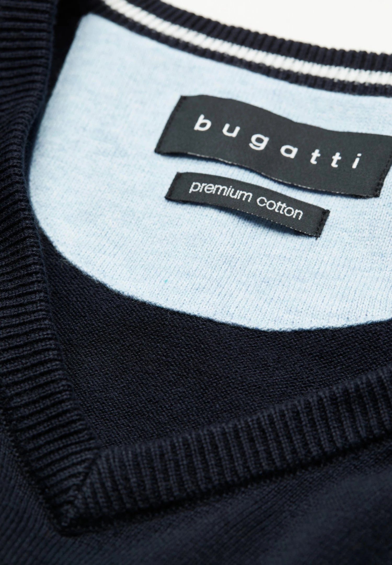 Bugatti V-Neck - Trui - Marine - Afbeelding 5