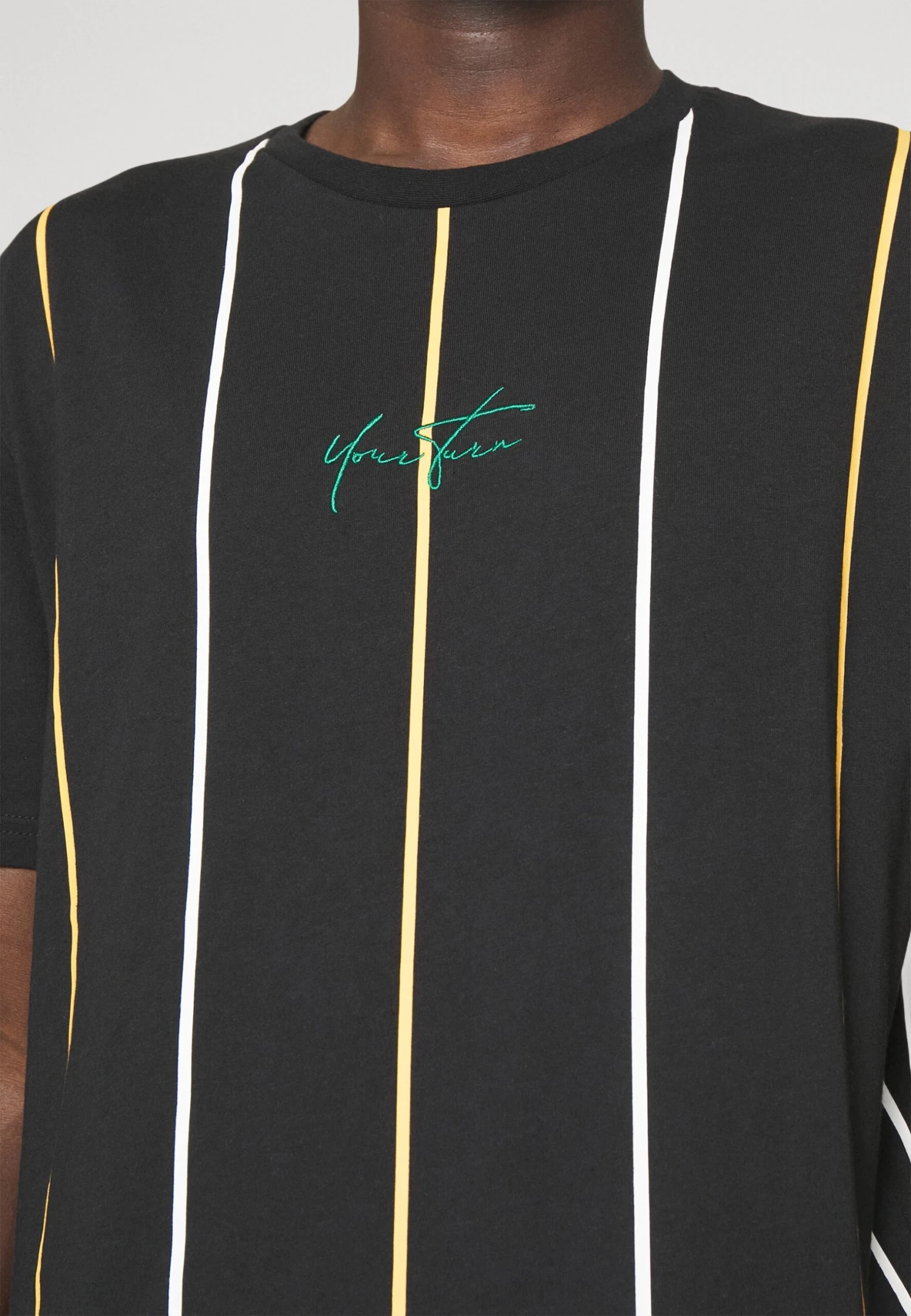 YOURTURN Unisex - T-Shirt Print - Black/White - Afbeelding 6