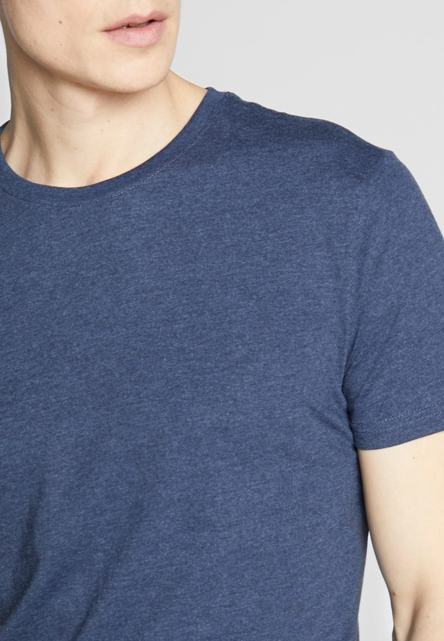 Pier One 3 Pack - T-Shirt Basic - Black/White/Blue - Afbeelding 5