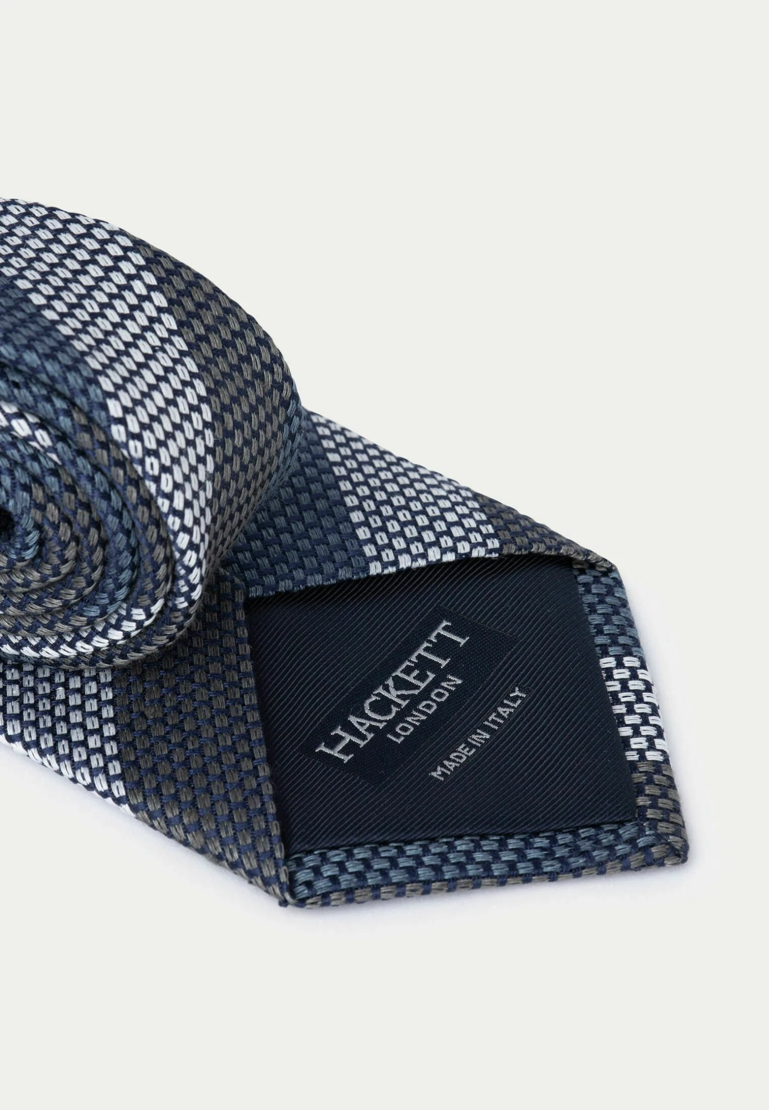 Hackett London Tri Stripe - Stropdas - Grey - Afbeelding 2