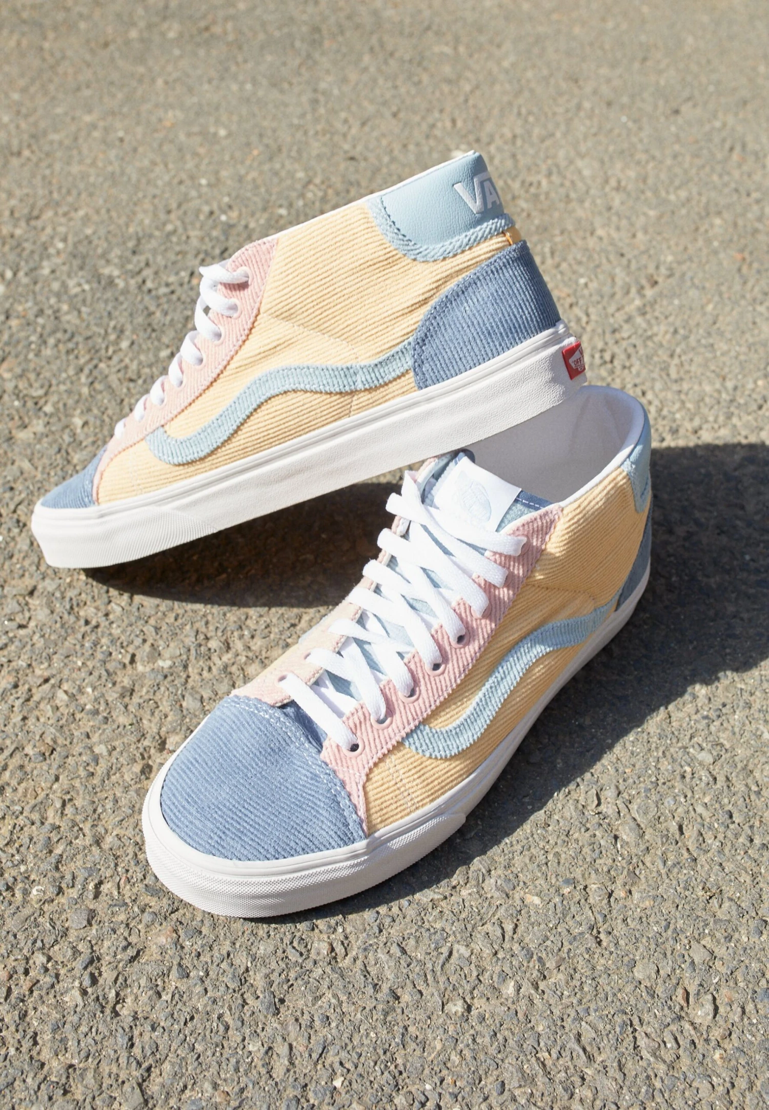 Vans Mid Skool 37 Unisex - Sneakers Hoog - Cement Blue/Impala - Afbeelding 3