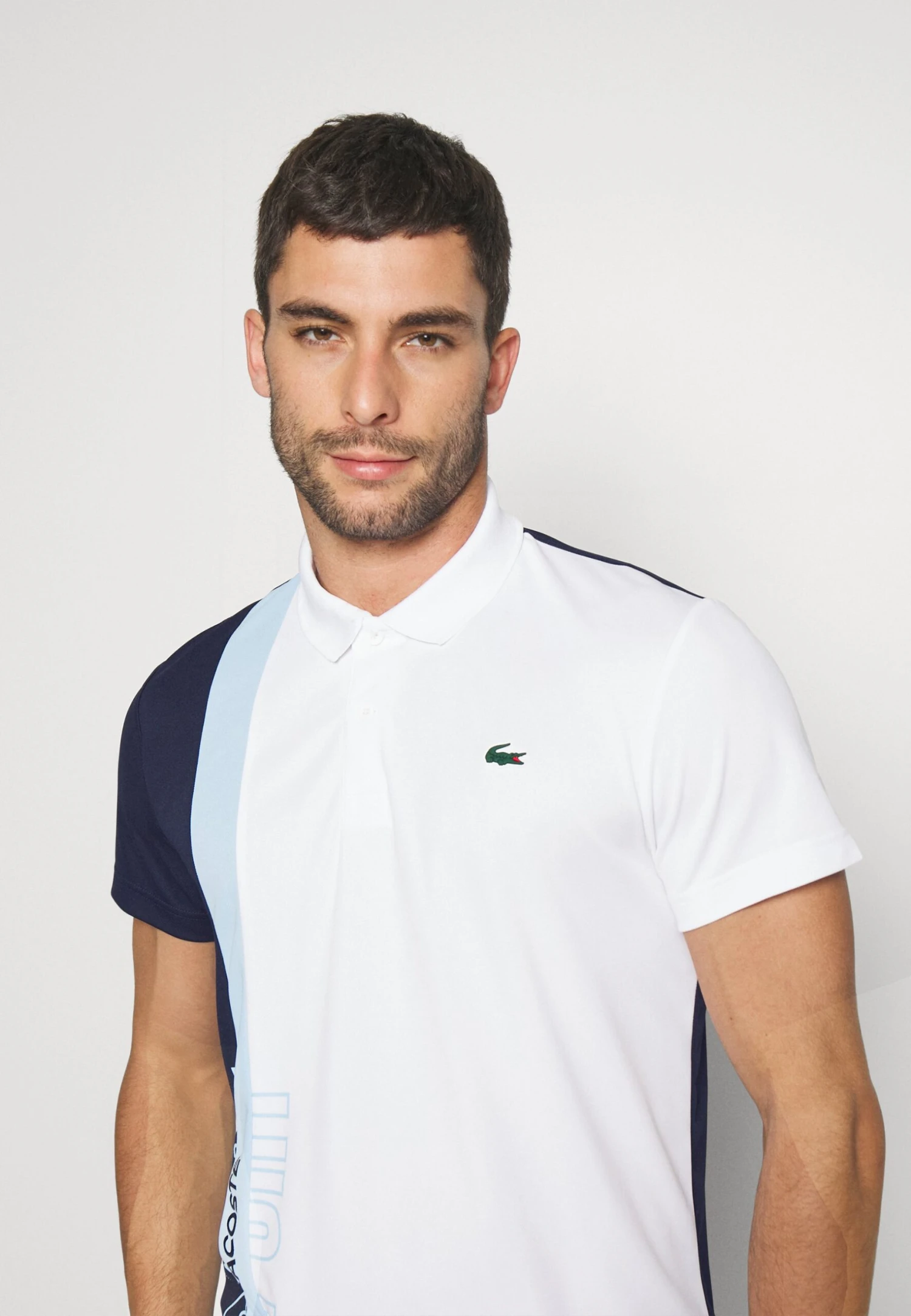 Lacoste Sport Tennis - Poloshirt - White/Navy Blue-Overview - Afbeelding 4