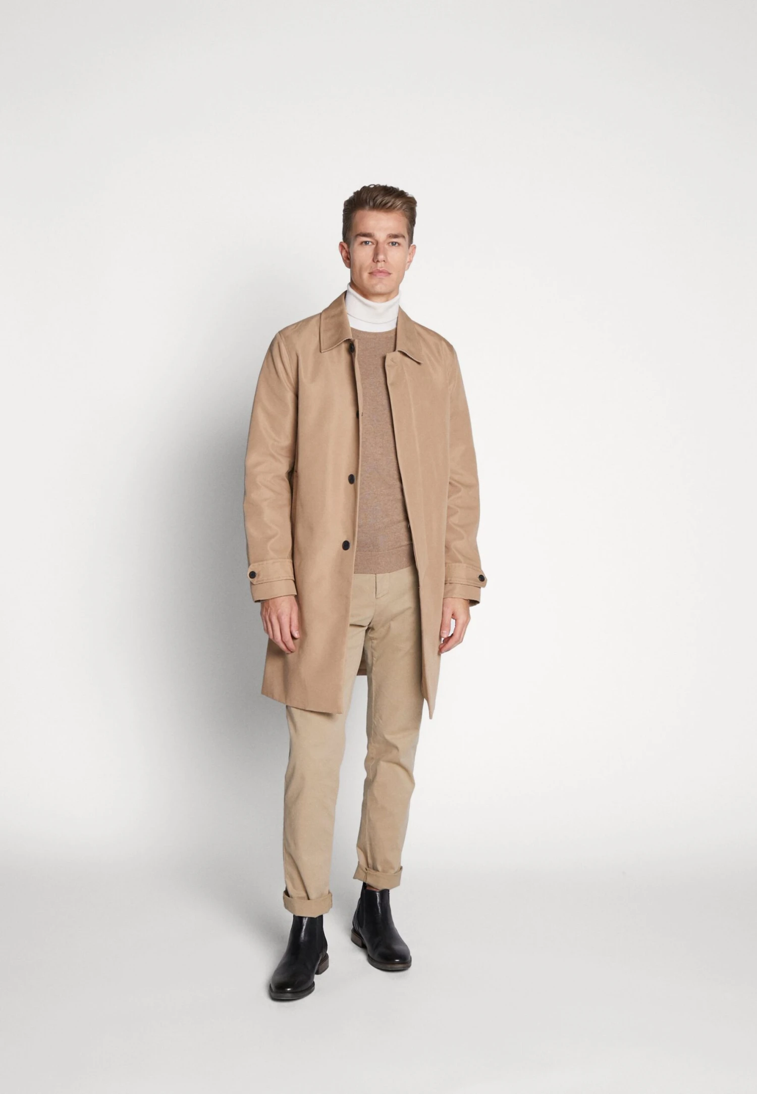 Pier One Basic Crewneck - Trui - Mottled Beige - Afbeelding 2