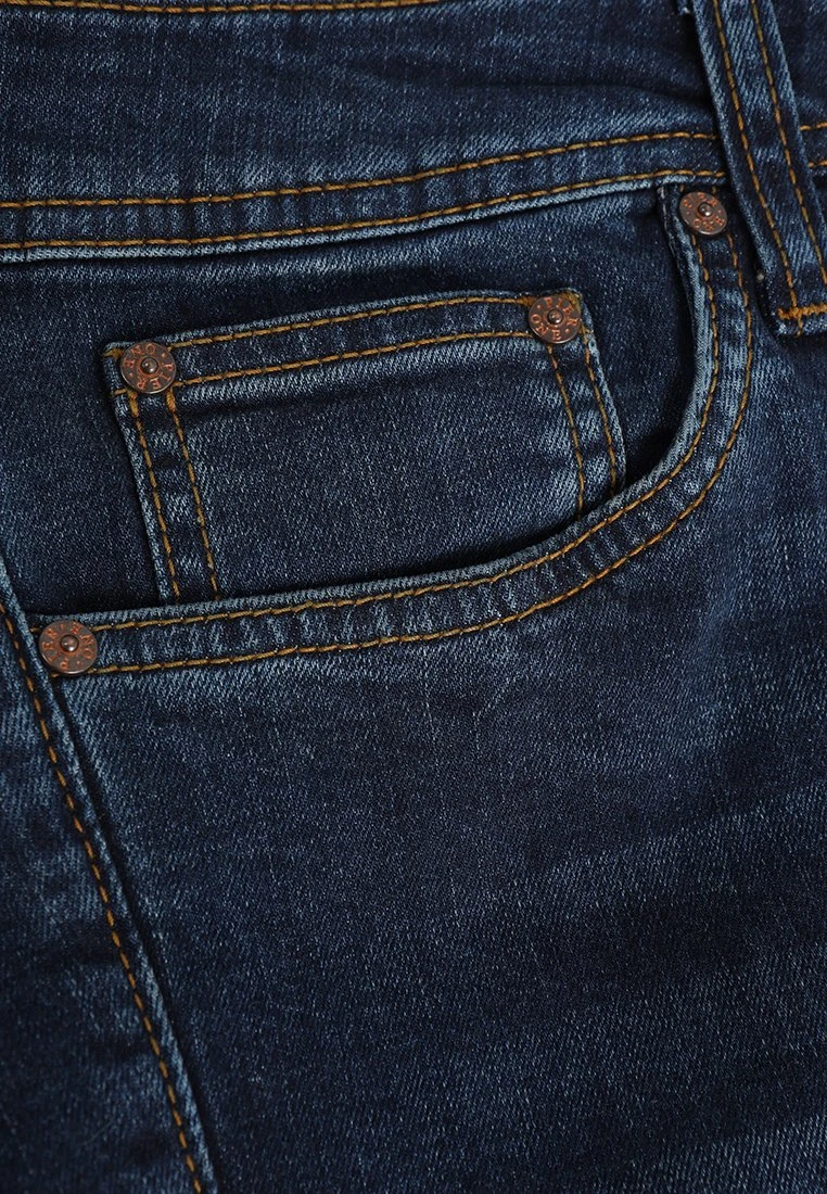 Pier One Slim Fit Jeans - Dark Blue Denim - Afbeelding 5