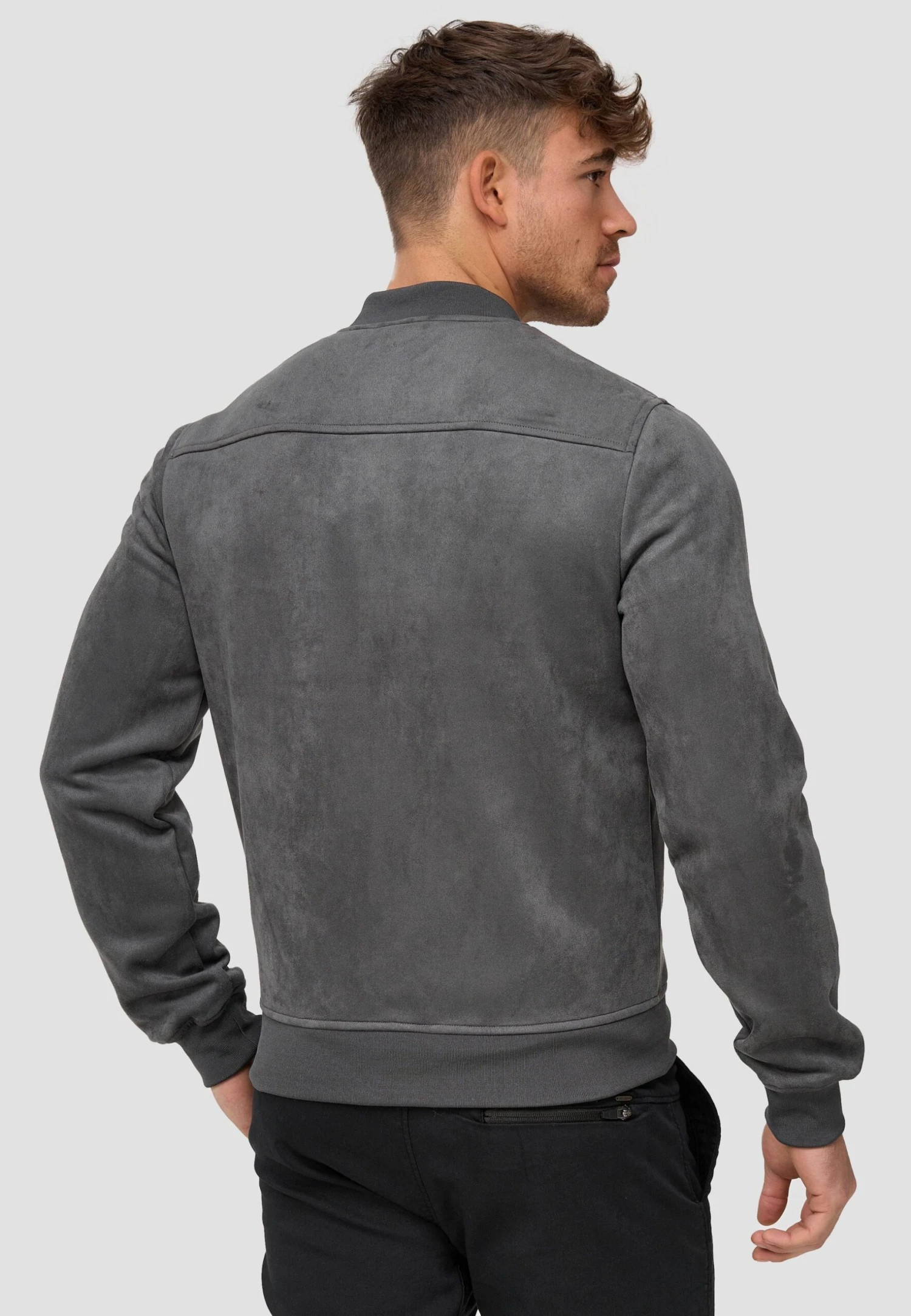 Indicode Jeans Imitatieleren Jas - Raven - Afbeelding 3