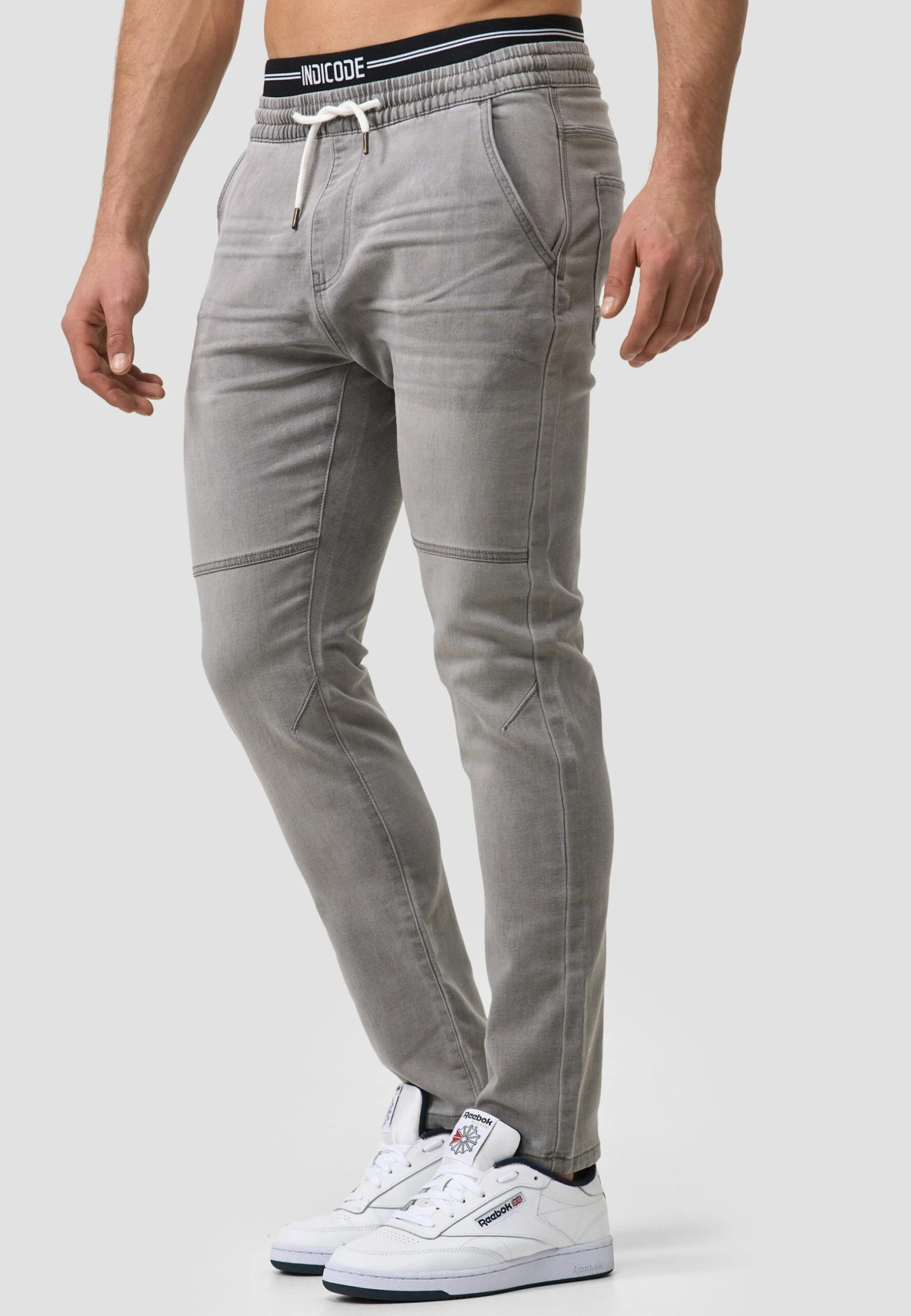 Indicode Jeans Fabrizio - Slim Fit Jeans - Vintage Grey - Afbeelding 4