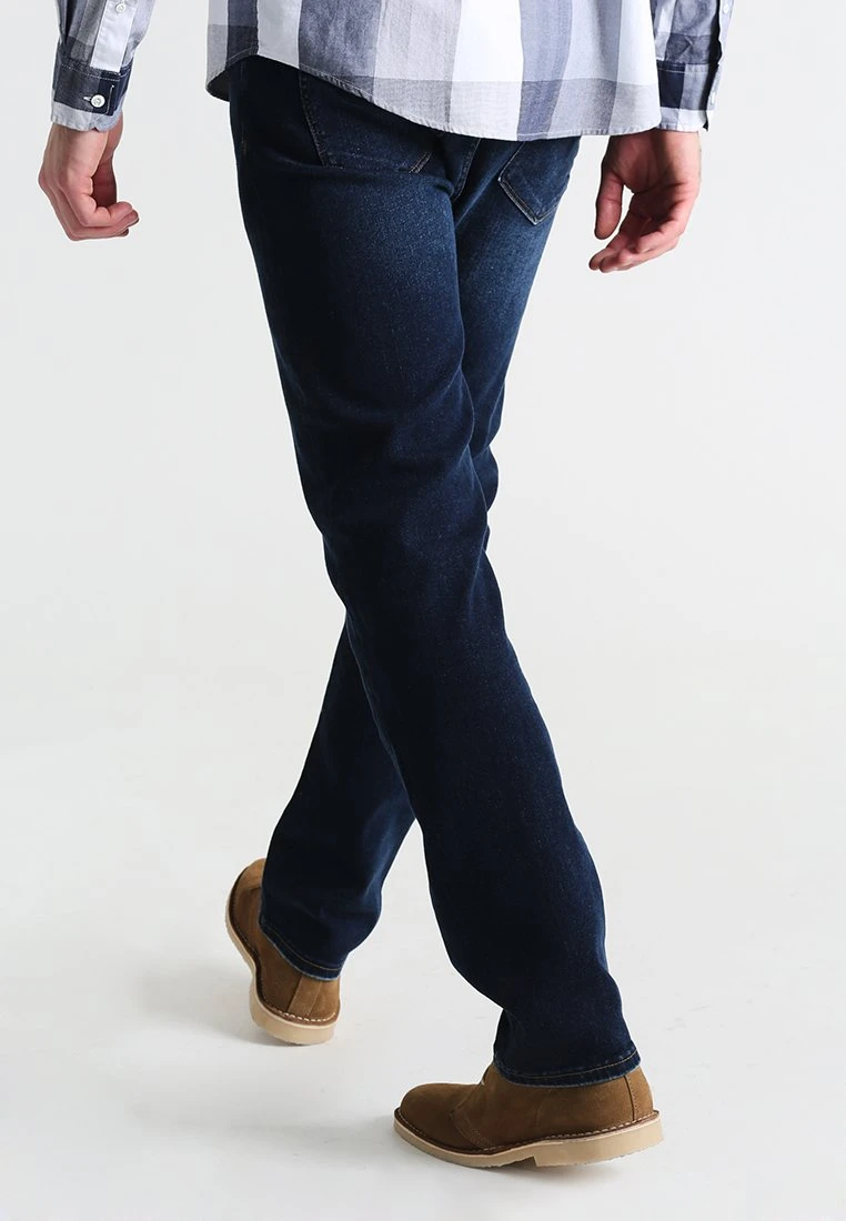 Pier One Basic - Straight Leg Jeans - Dark Blue Denim - Afbeelding 3