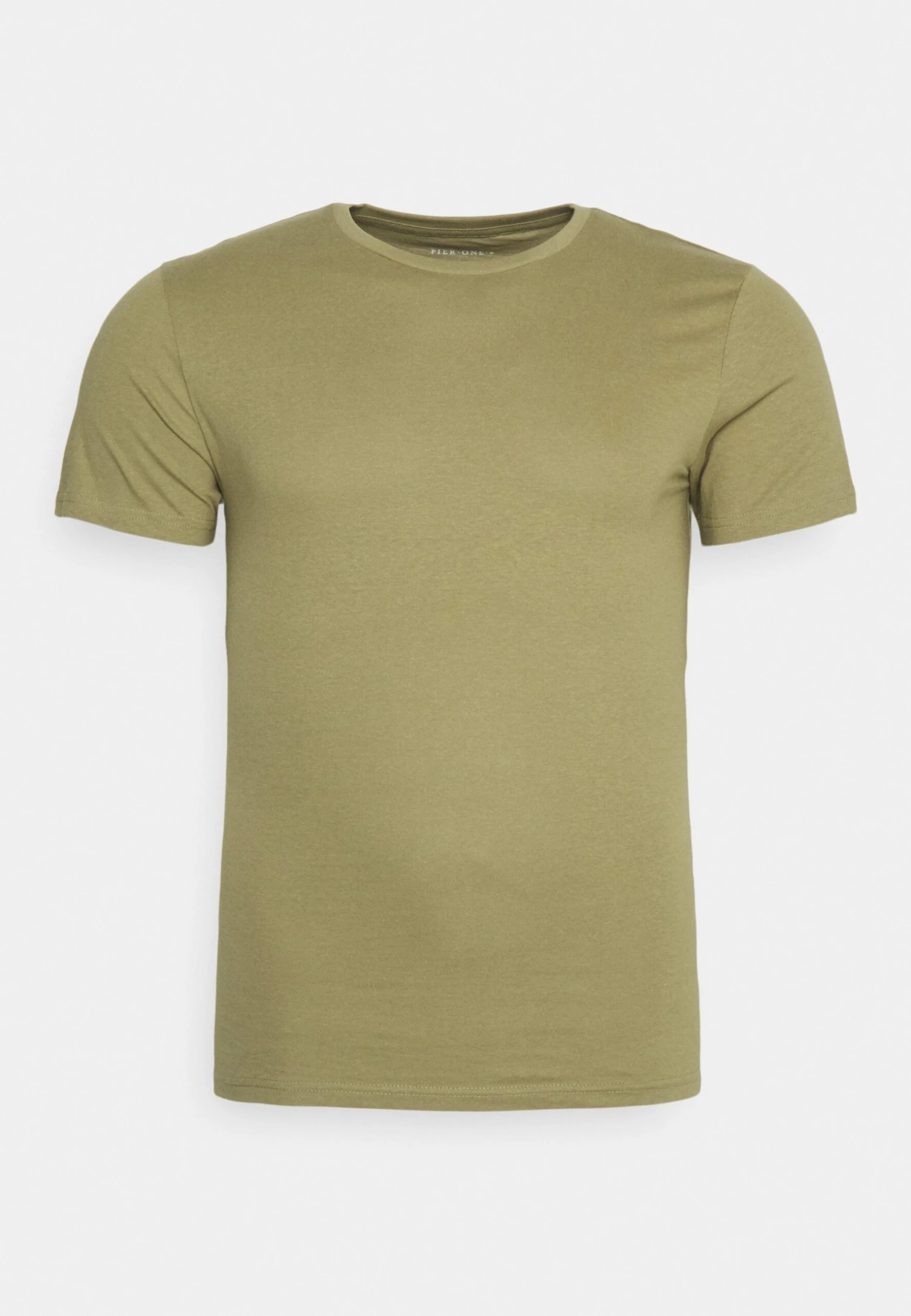 Pier One 5 Pack - T-Shirt Basic - Orange/Dark Blue/Green - Afbeelding 5