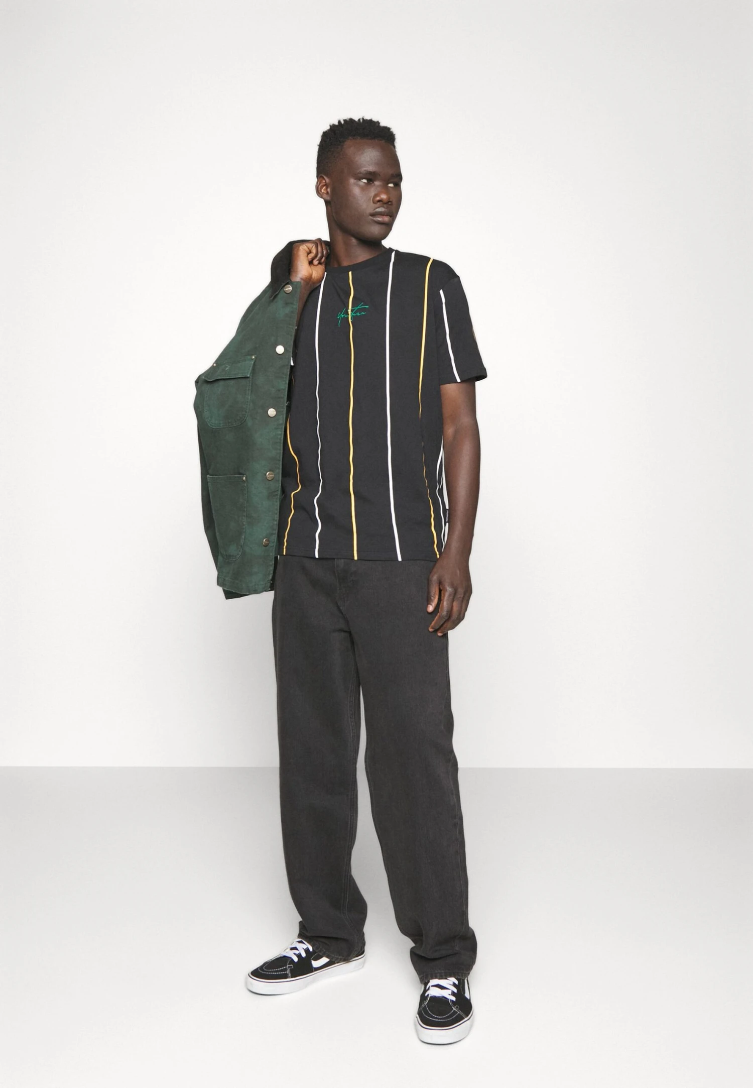 YOURTURN Unisex - T-Shirt Print - Black/White - Afbeelding 4