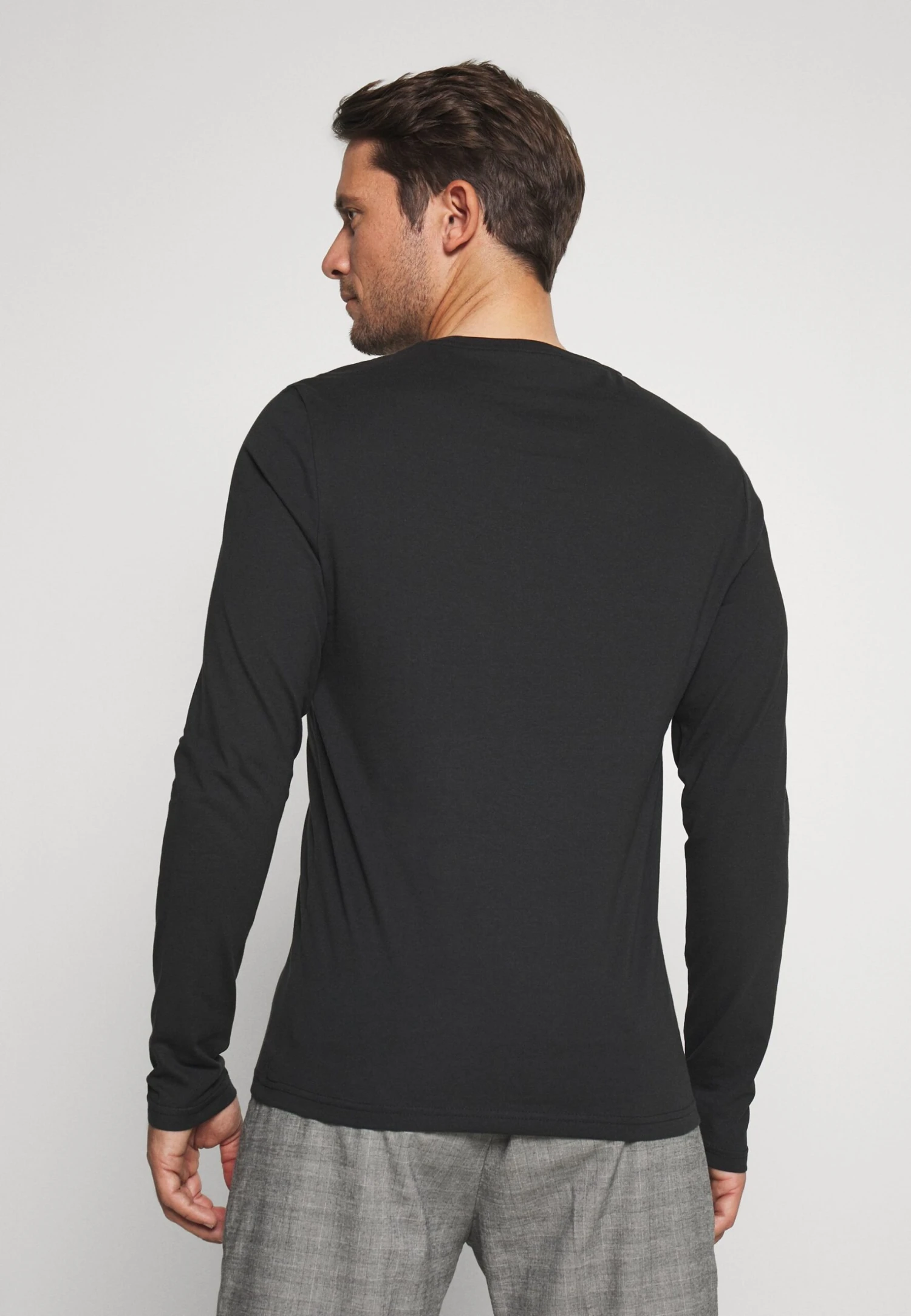 Pier One 2 Pack - Longsleeve - White/Black - Afbeelding 4