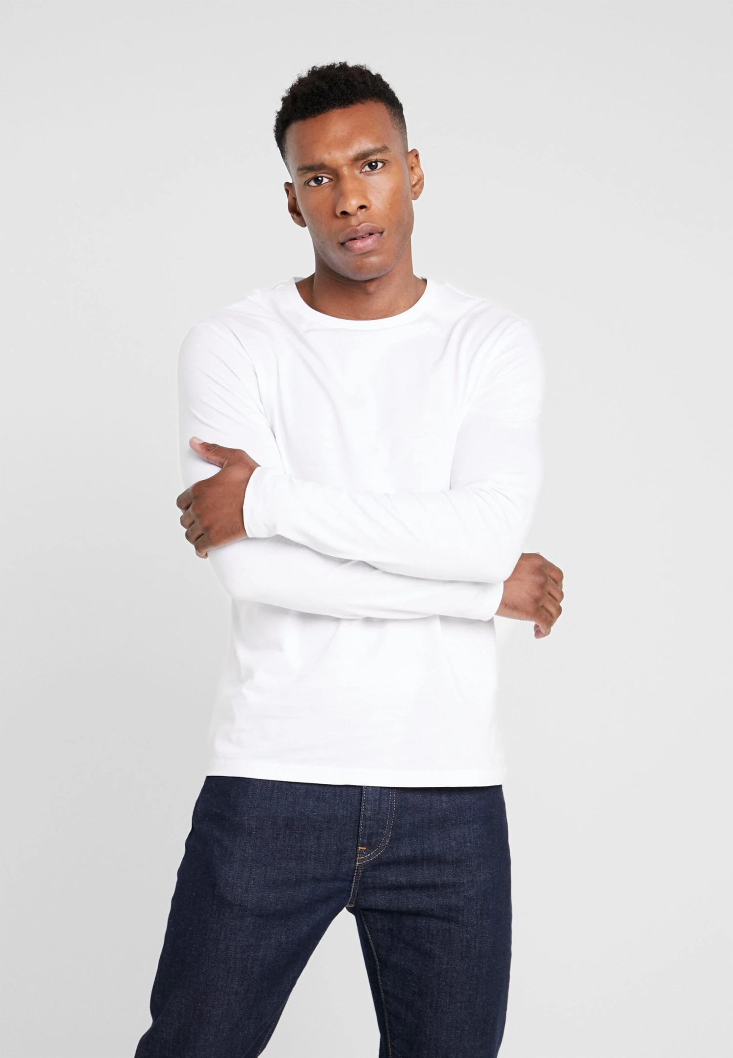 Pier One 2 Pack - Longsleeve - White - Afbeelding 3