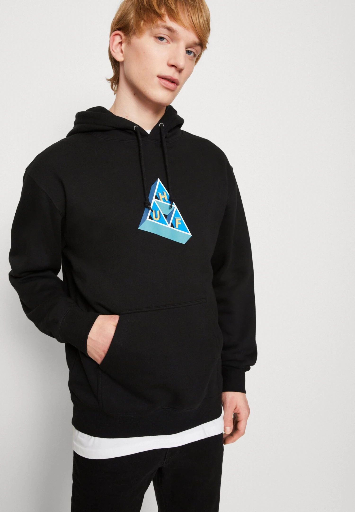 HUF Based Hoodie Unisex - Hoodie - Black - Afbeelding 4