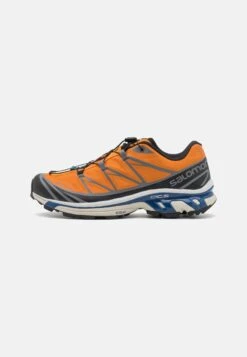 Salomon Xt-6 Gtx Unisex - Sneakers Laag - Marmalade/Black/Navy Peony