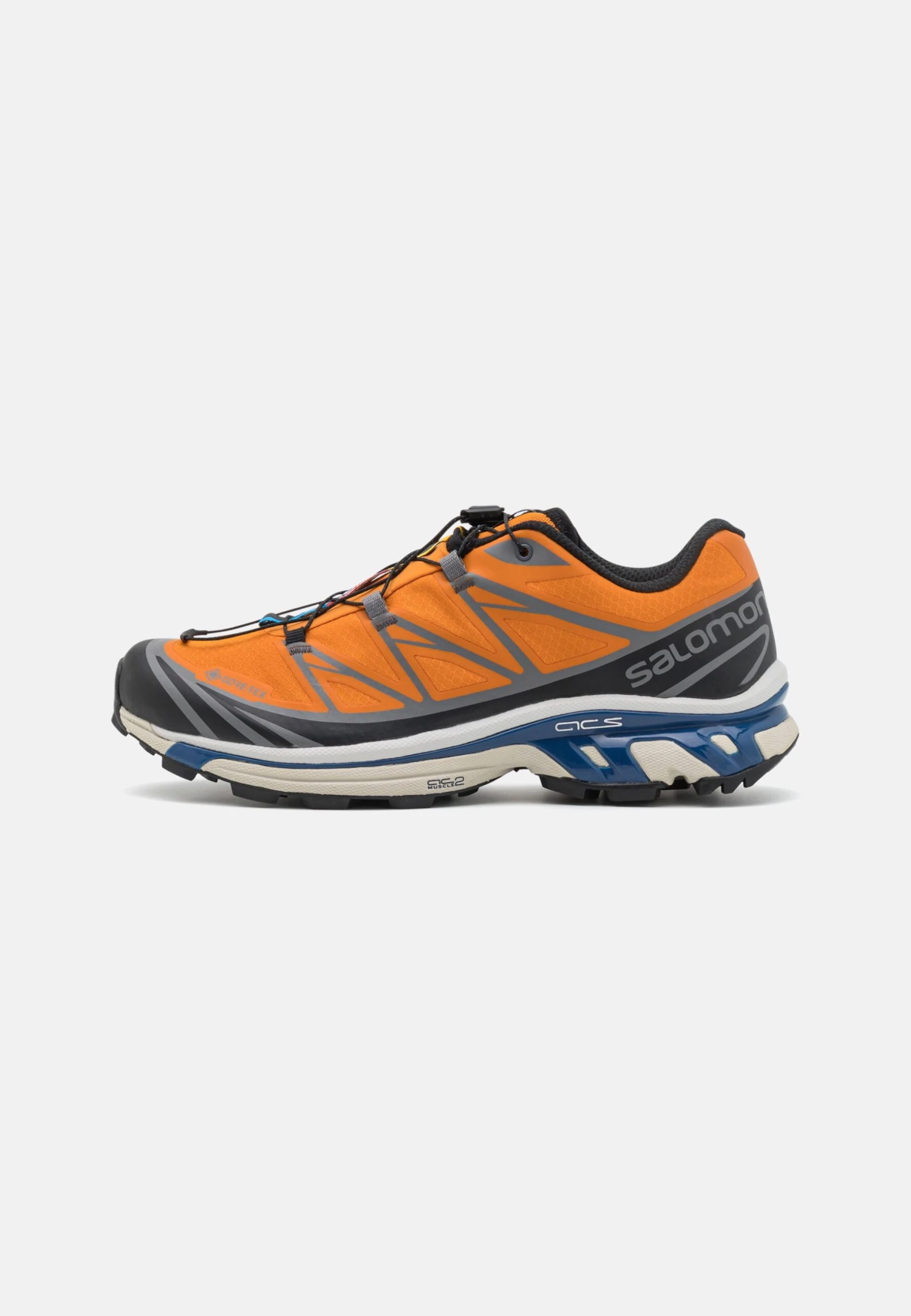 Salomon Xt-6 Gtx Unisex - Sneakers Laag - Marmalade/Black/Navy Peony