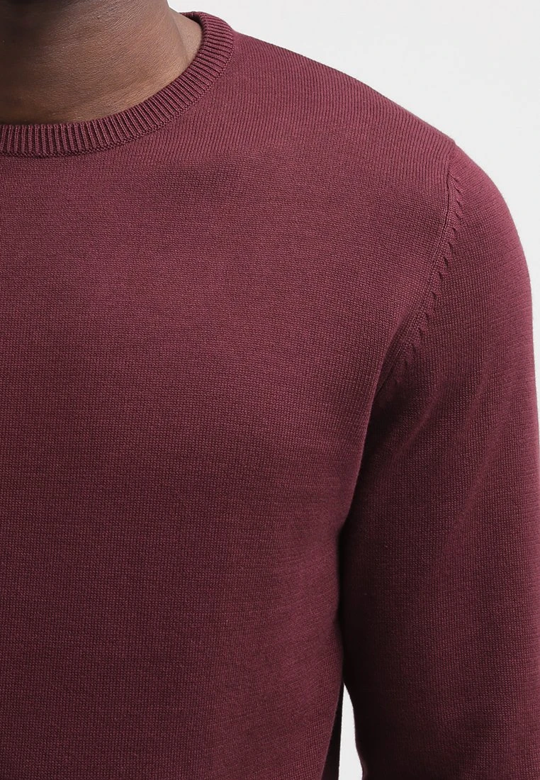 Pier One Basic Crewneck - Trui - Bordeaux - Afbeelding 4