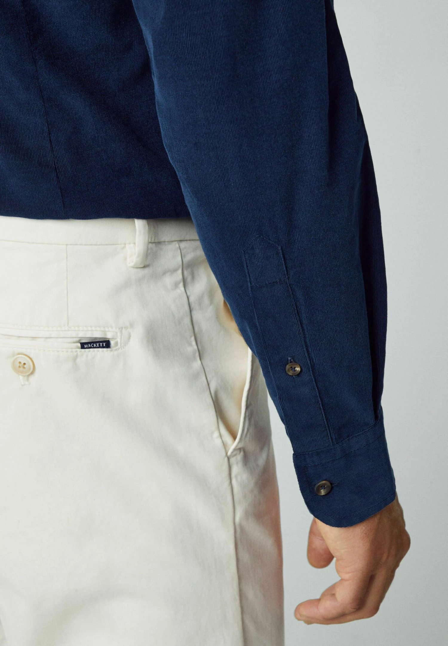 Hackett London Smart Baby - Overhemd - Navy - Afbeelding 5