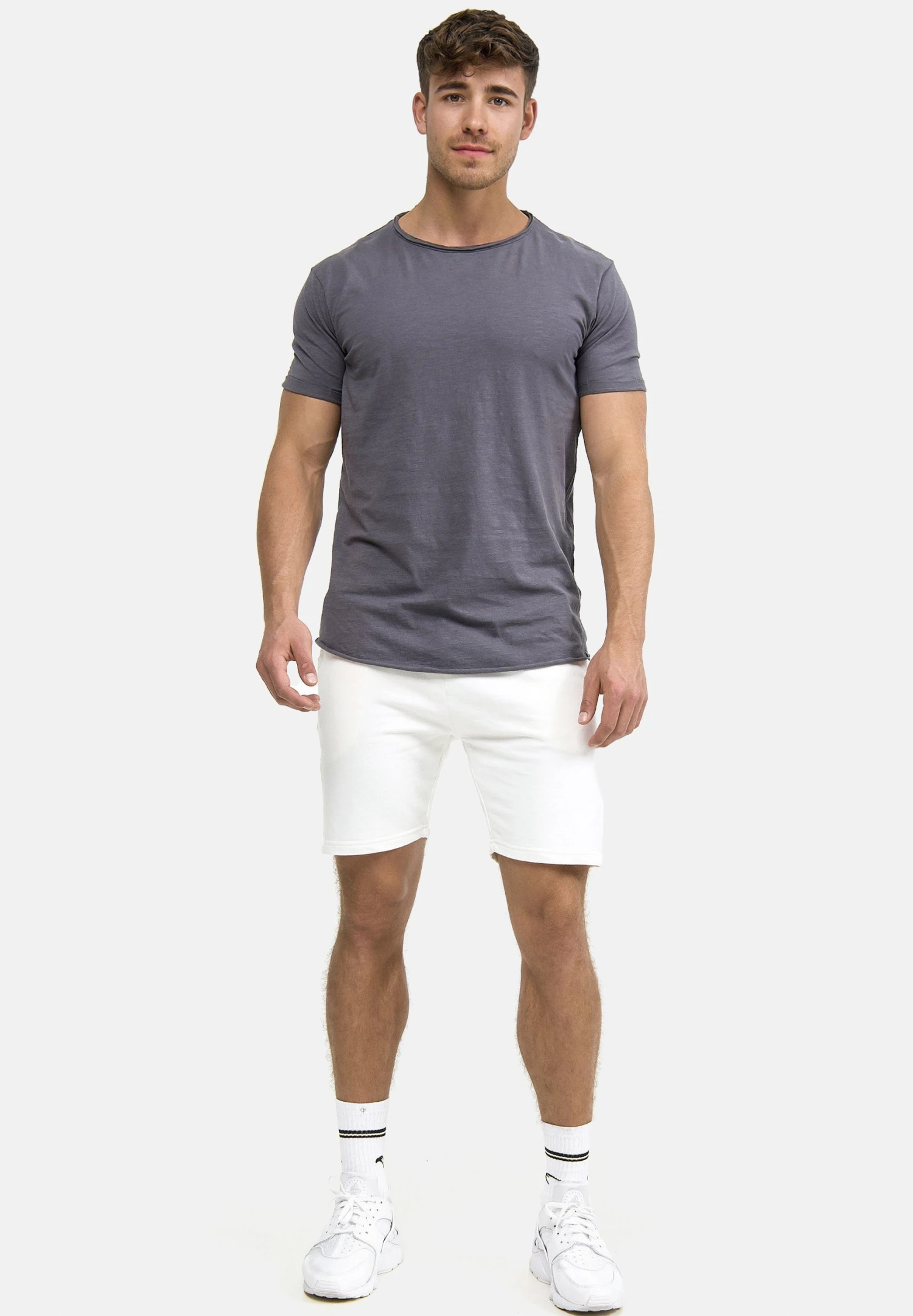 Indicode Jeans Wilbur - T-Shirt Print - Grau - Afbeelding 2