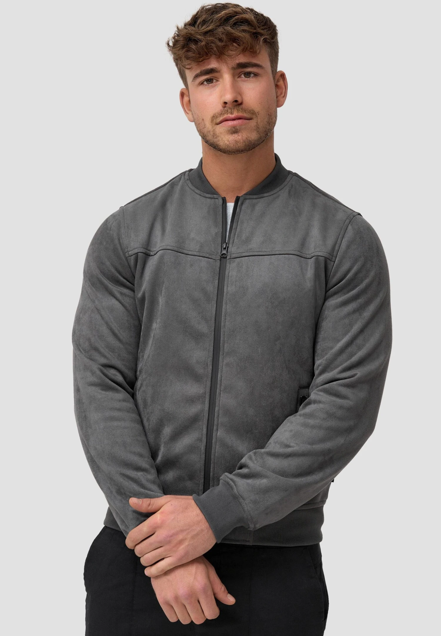 Indicode Jeans Imitatieleren Jas - Raven - Afbeelding 4