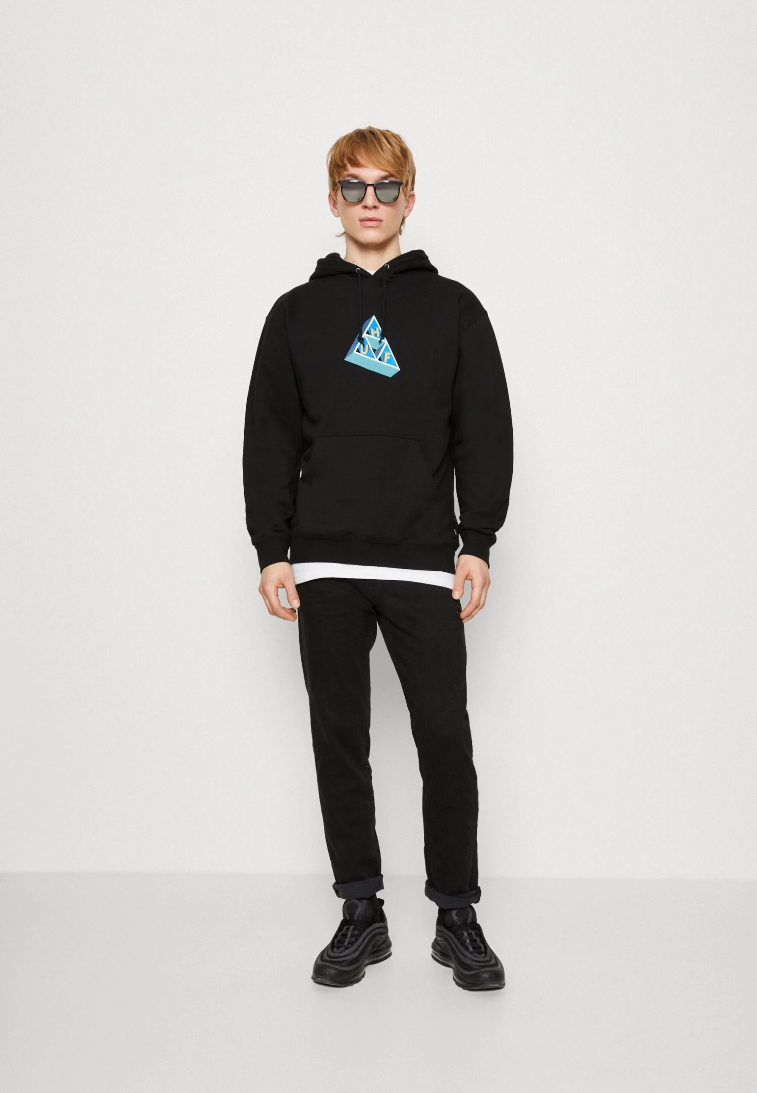 HUF Based Hoodie Unisex - Hoodie - Black - Afbeelding 2