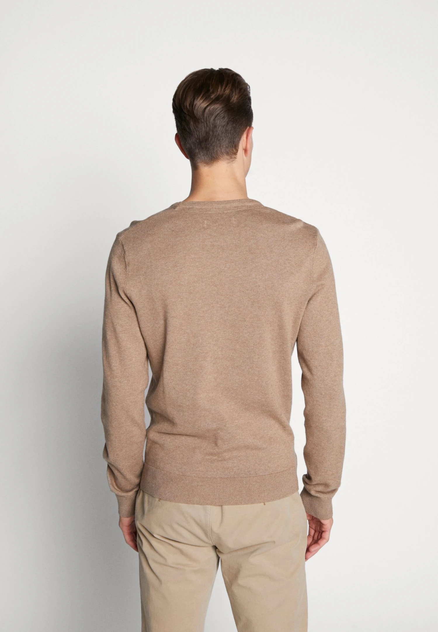 Pier One Basic Crewneck - Trui - Mottled Beige - Afbeelding 3