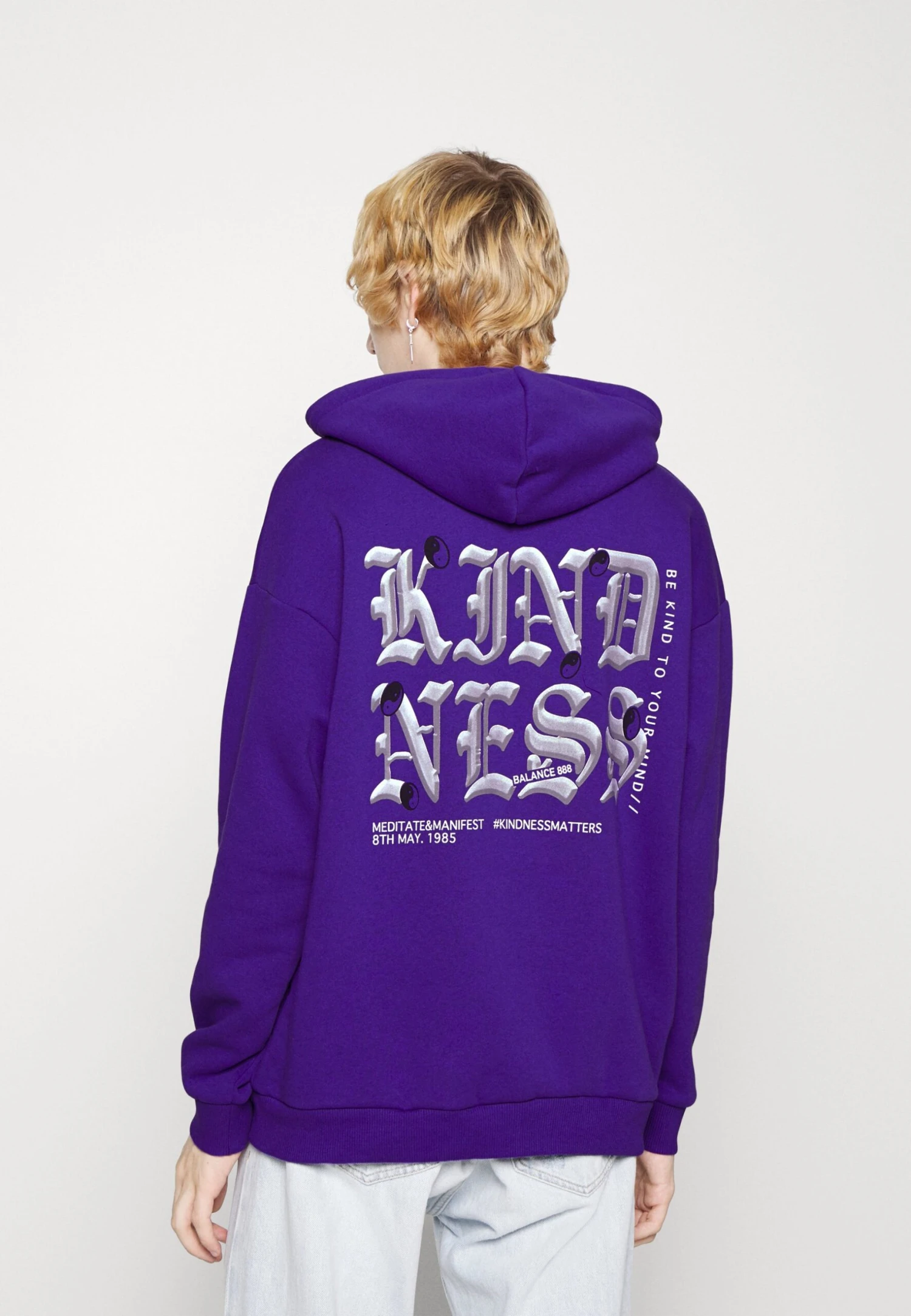 YOURTURN Kindness Hoodie - Sweater - Purple