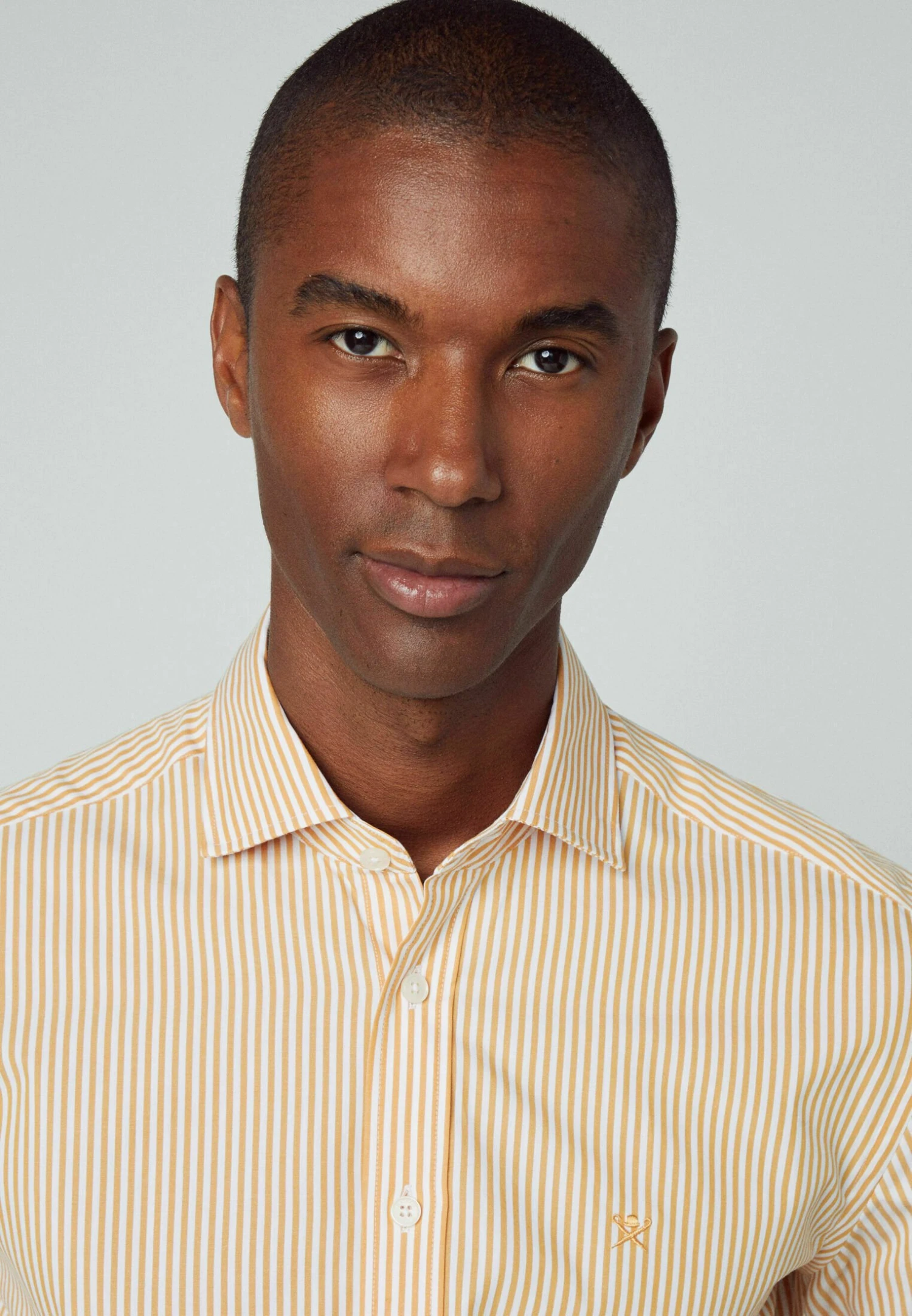 Hackett London Essential Bengal Stripe - Overhemd - White Yelow - Afbeelding 4