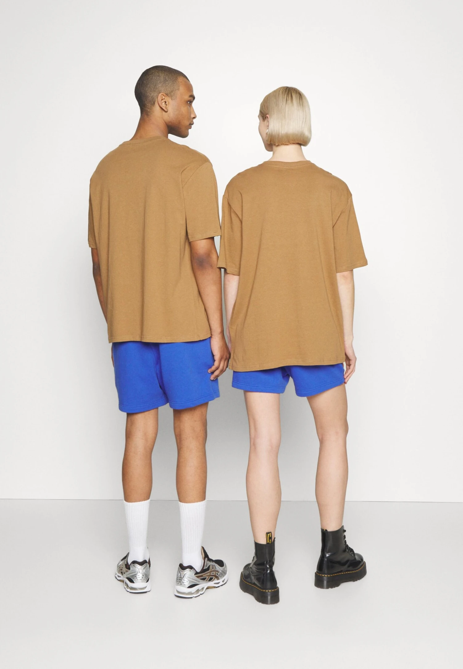 YOURTURN 3Pack Unisex - T-Shirt Basic - Light Green/Lilac/Light Brown - Afbeelding 3